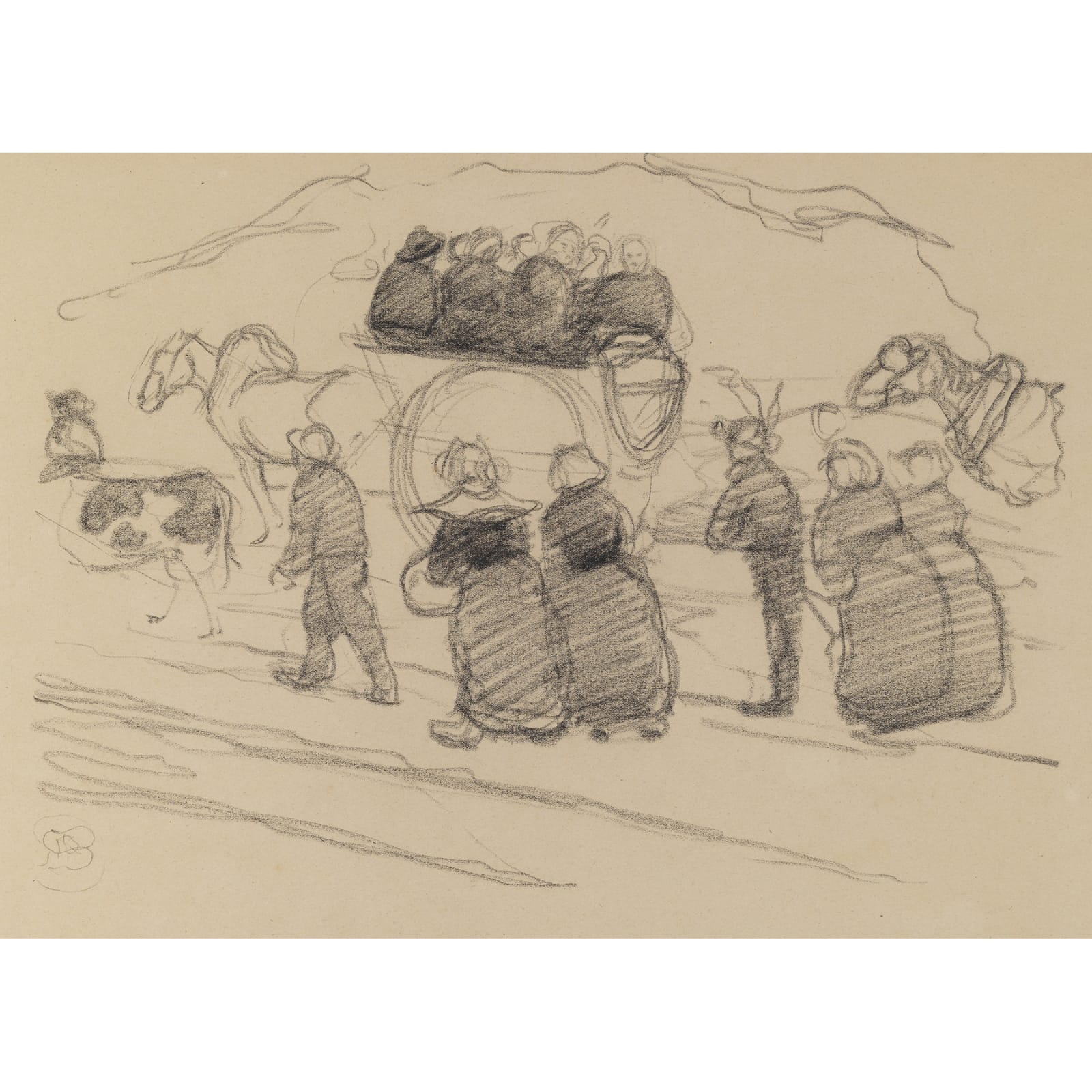 Robert Polhill Bevan, Breton Peasants , 1891-1894