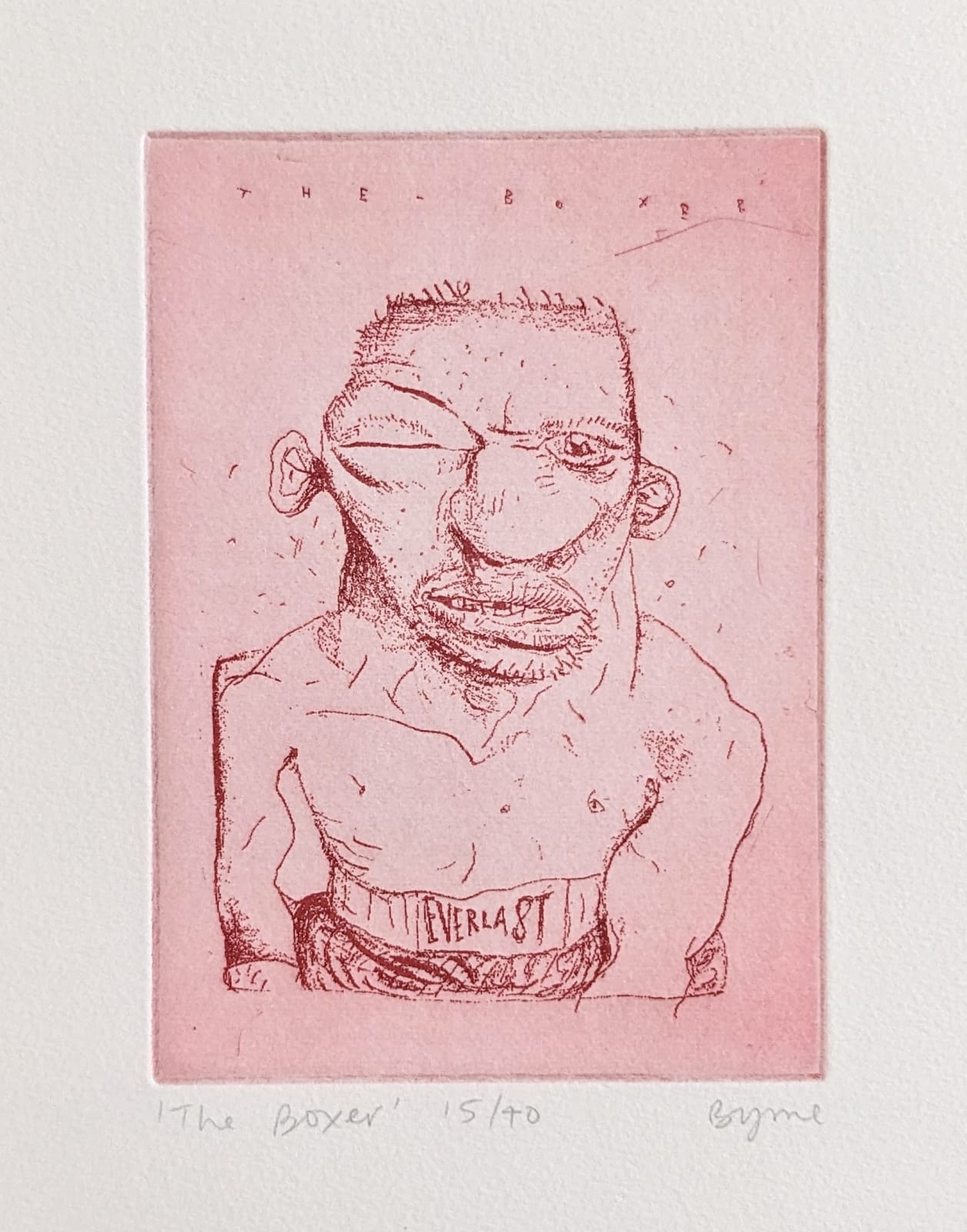 John Byrne RSA, The Boxer, 1995