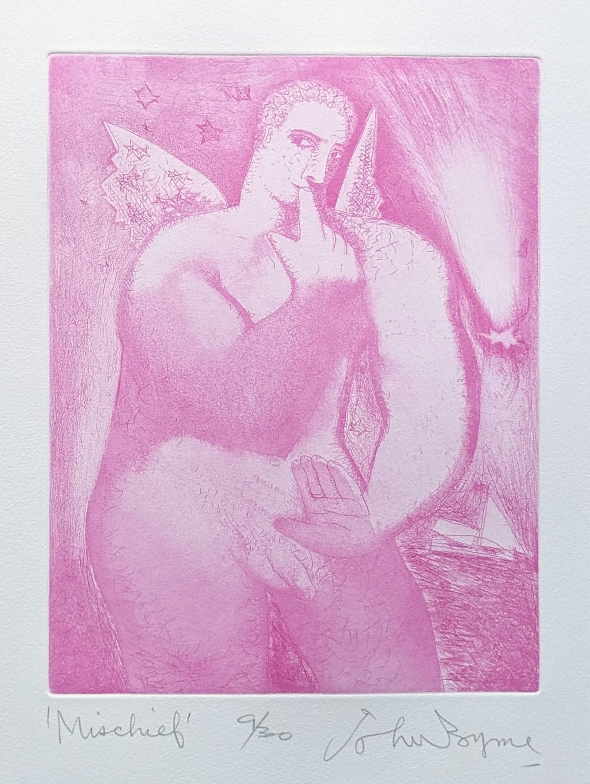 John Byrne RSA, Mischief, 2012