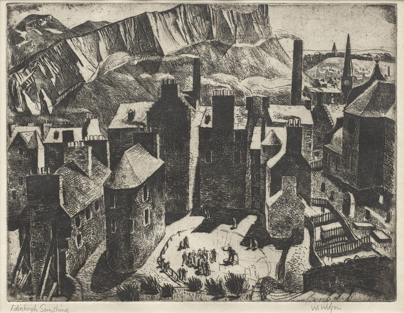 William Wilson RSA RSW, Edinburgh Sunshine