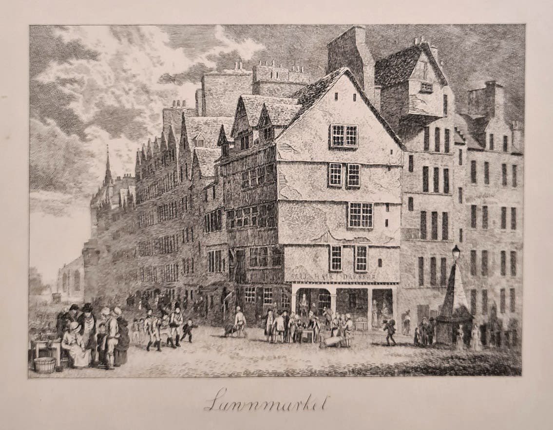Walter Geikie RSA, Lawn Market