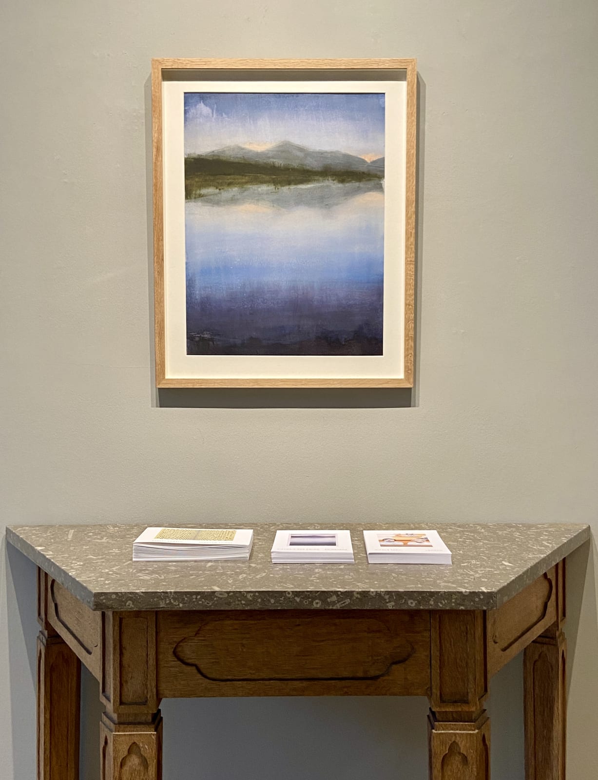 Victoria Orr Ewing, Reflected sunrise, Loch Drimore, South Uist, 2020