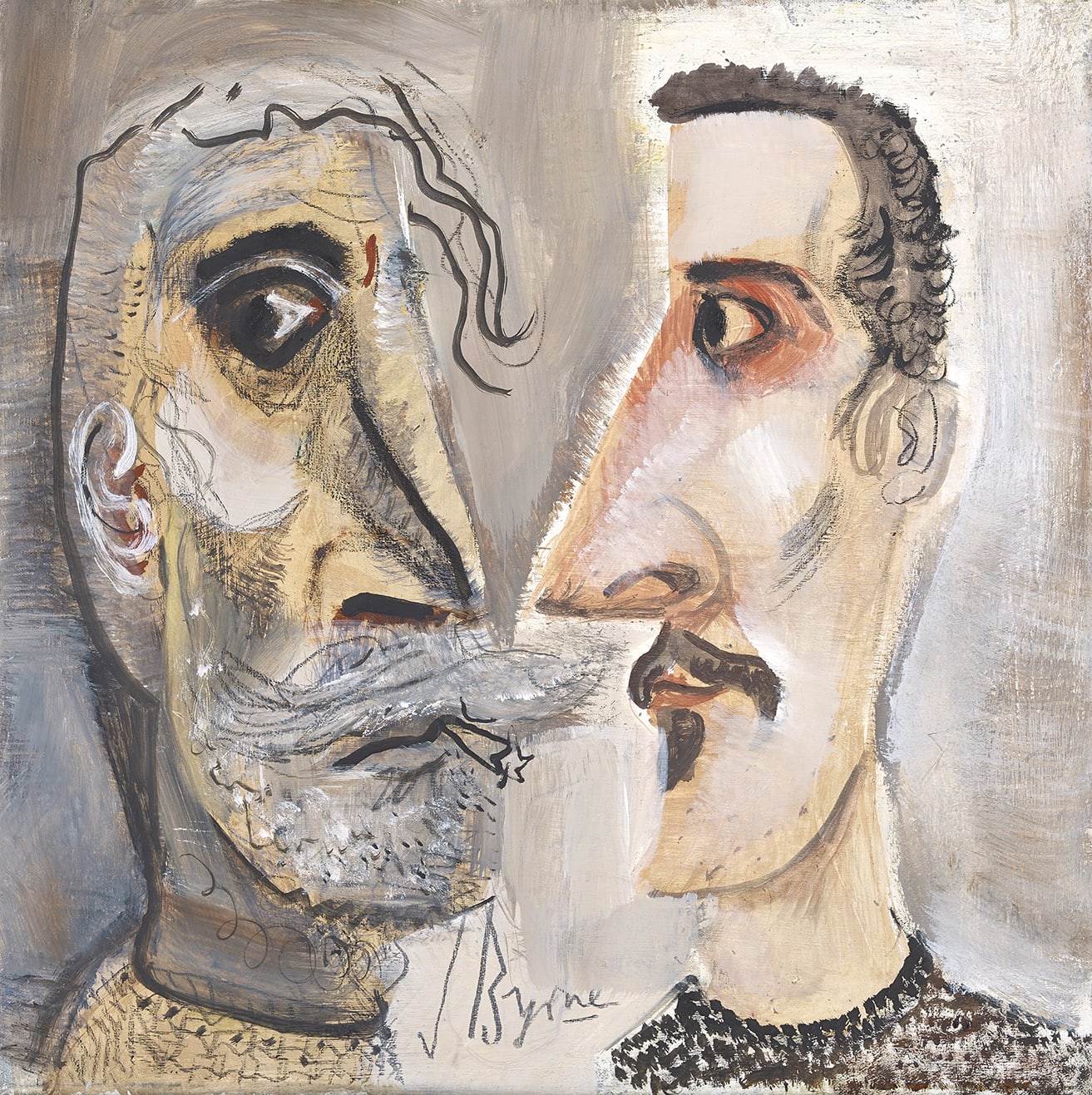 John Byrne RSA, The father of Man, 2020