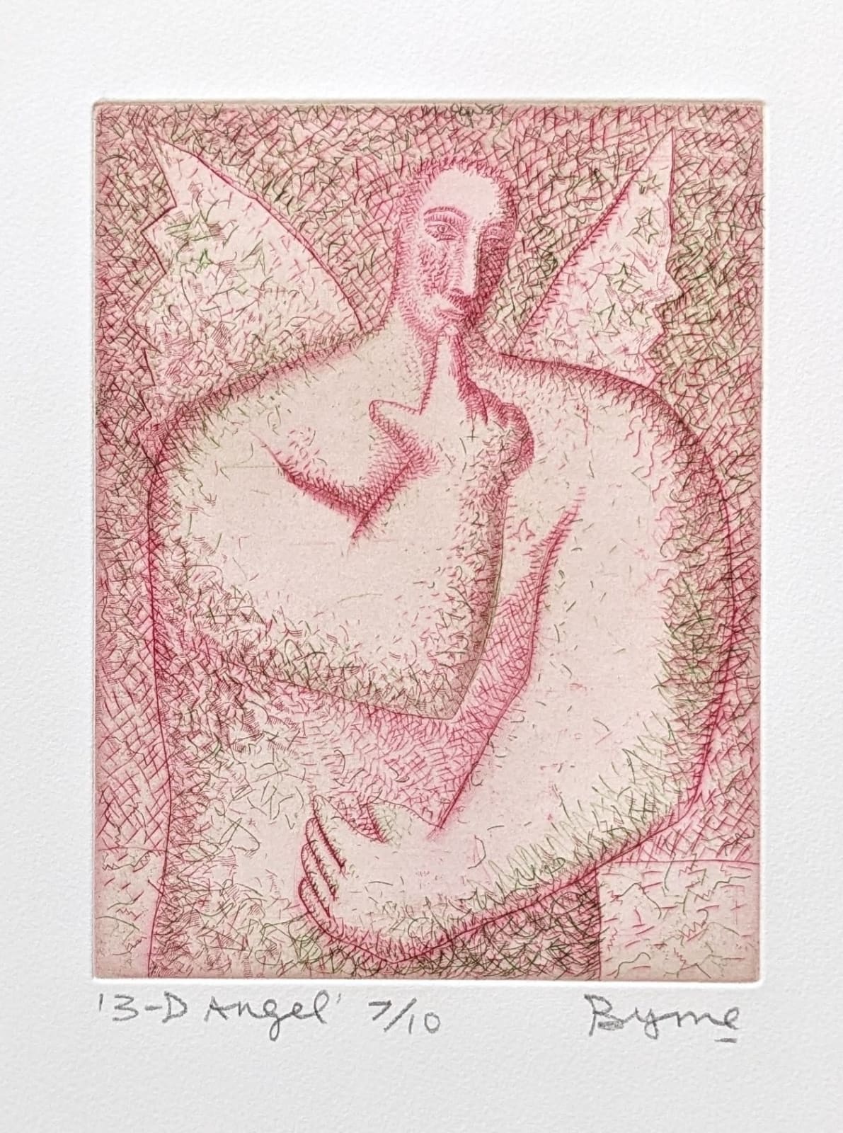 John Byrne RSA, 3-D Angel, 2010