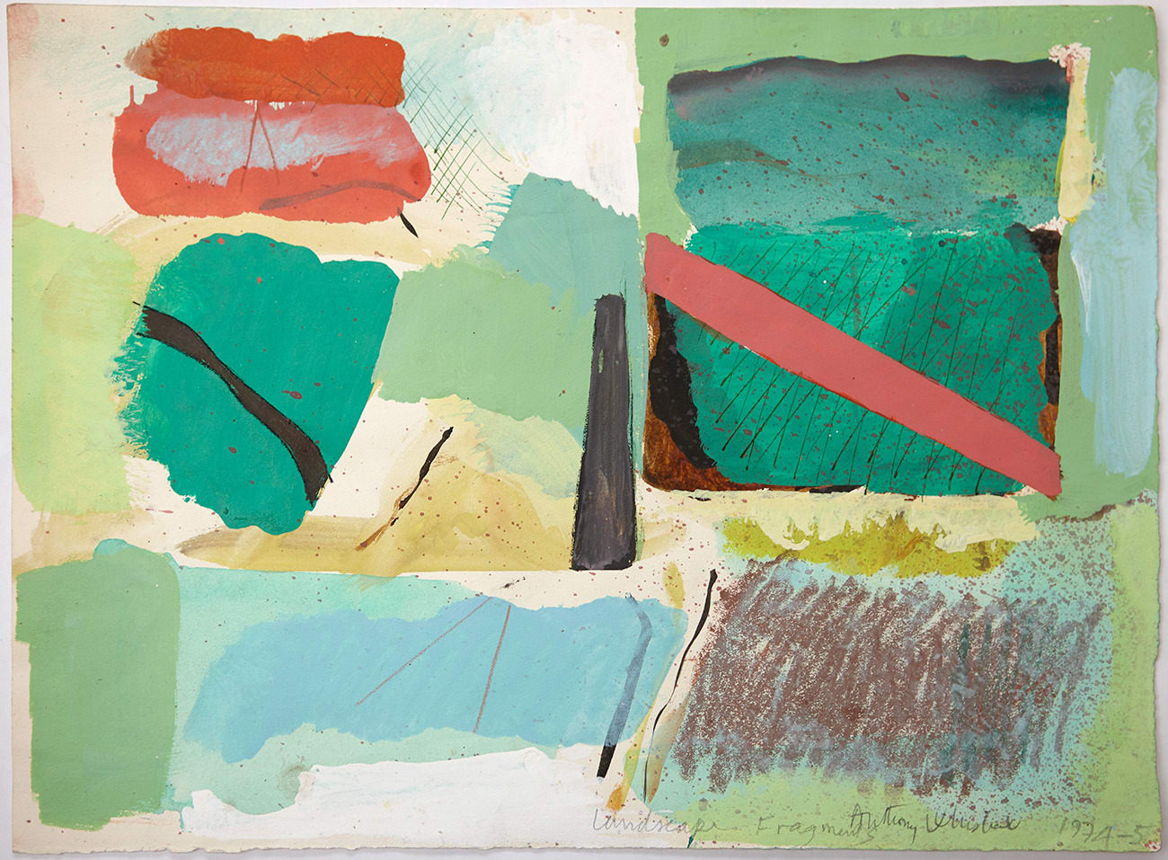 Anthony Whishaw RA, Landscape Fragments, 1974-5