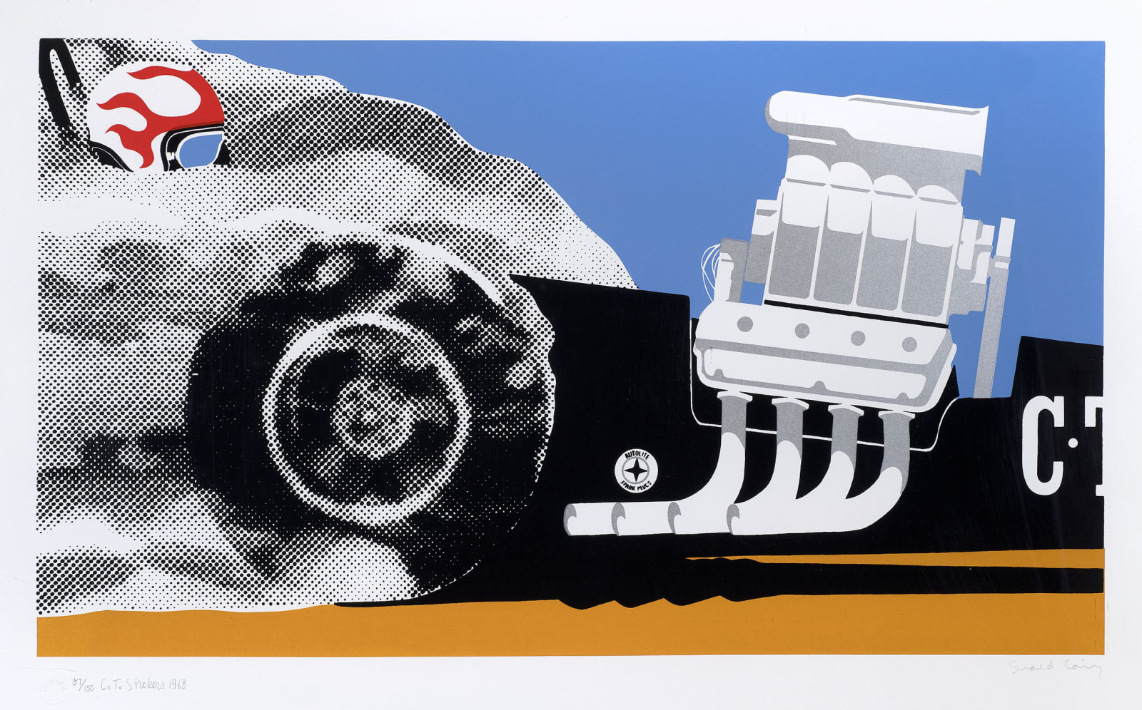 Gerald Laing, CT Strokers, 1968