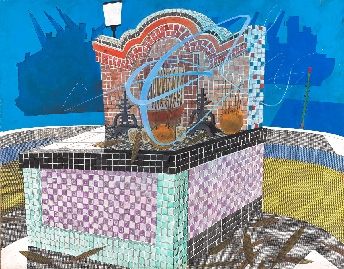 Ron Sandford, At 3 Mountain King Temple / Sam Shan Kwok Wong