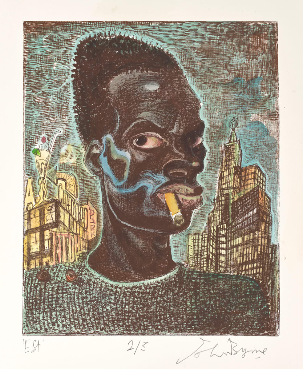John Byrne RSA, E. St., 2017