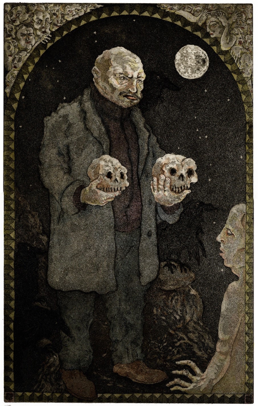 Robert Powell, Grisaille I: Old Hamlet, 2020