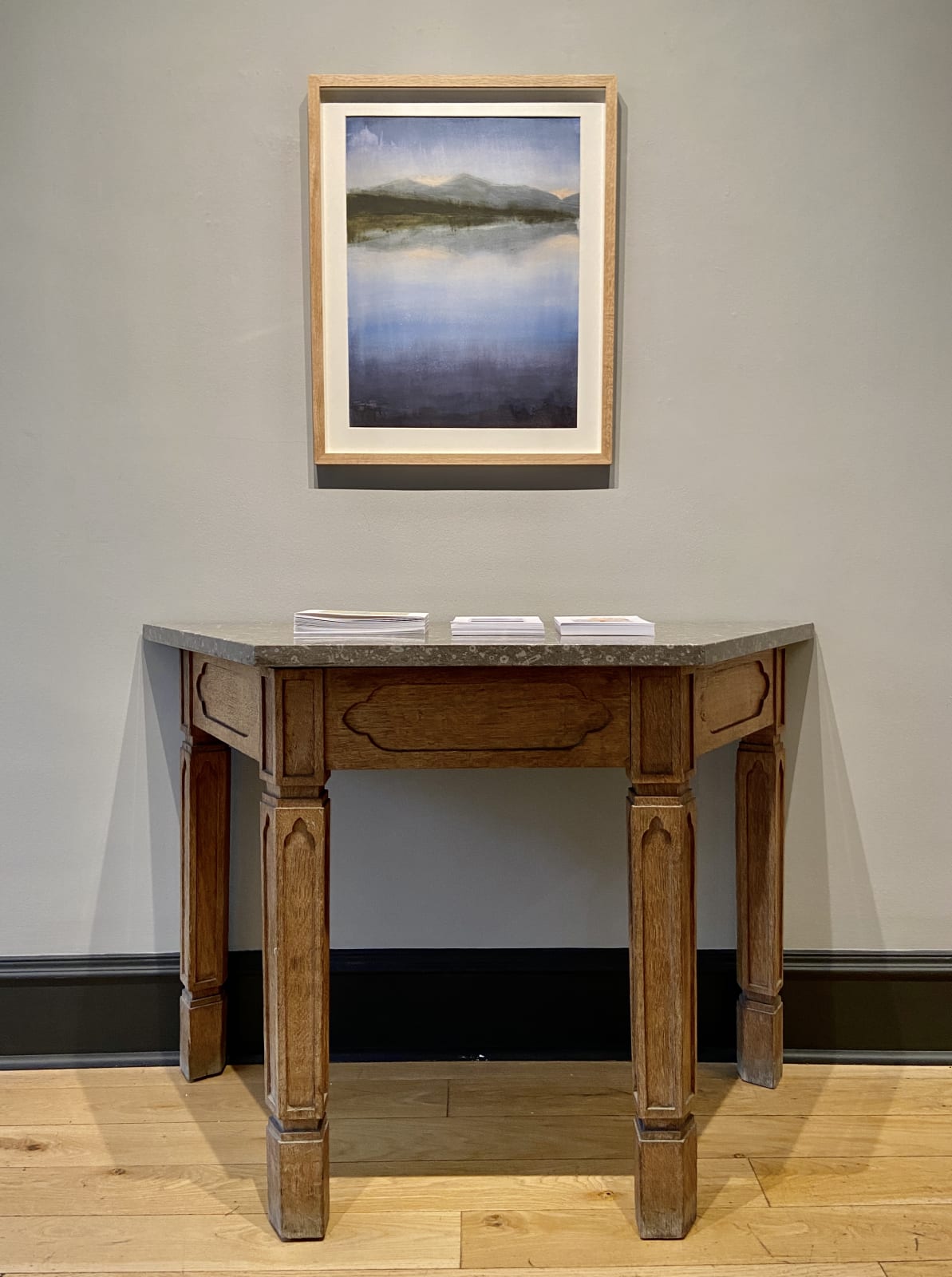 Victoria Orr Ewing, Reflected sunrise, Loch Drimore, South Uist, 2020