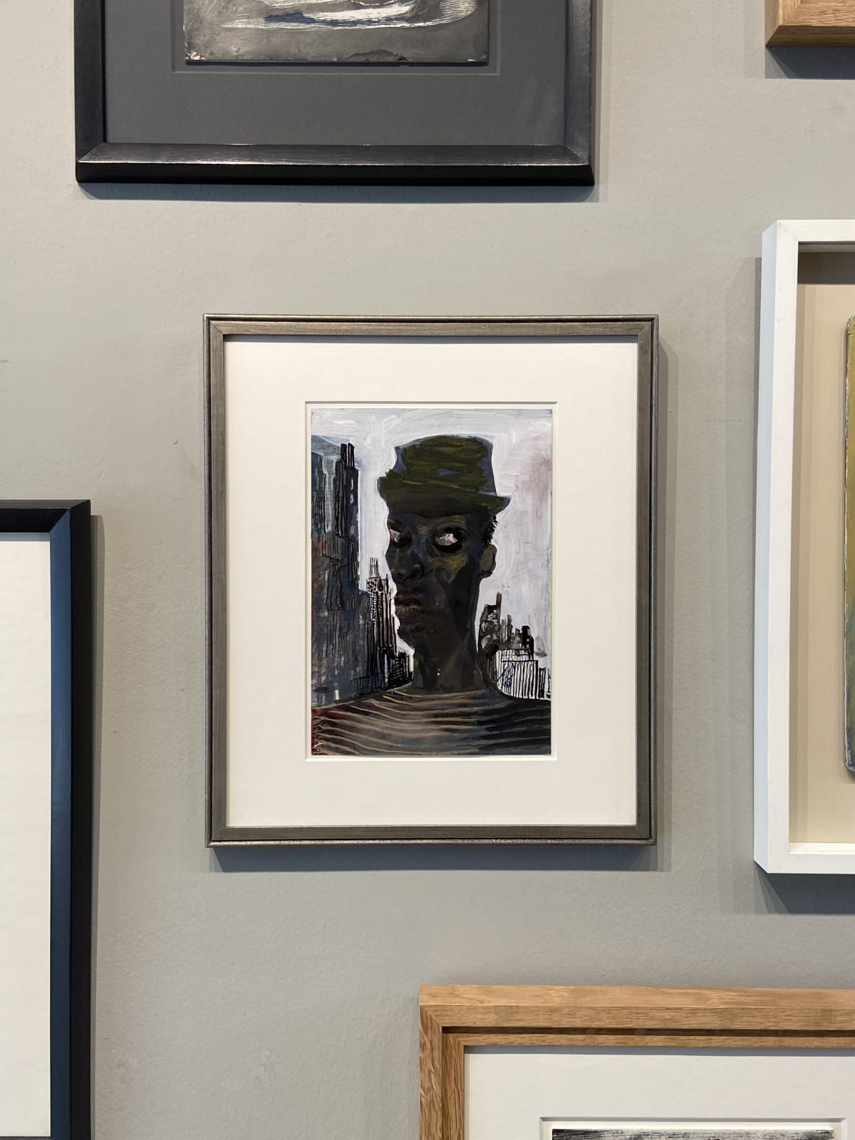 John Byrne RSA, Downtown Black Guy, 2020