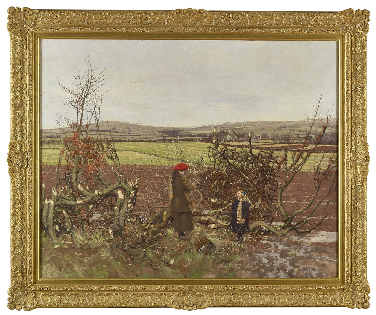 George Houston RSA RSW, The Heralds of Spring, 1912