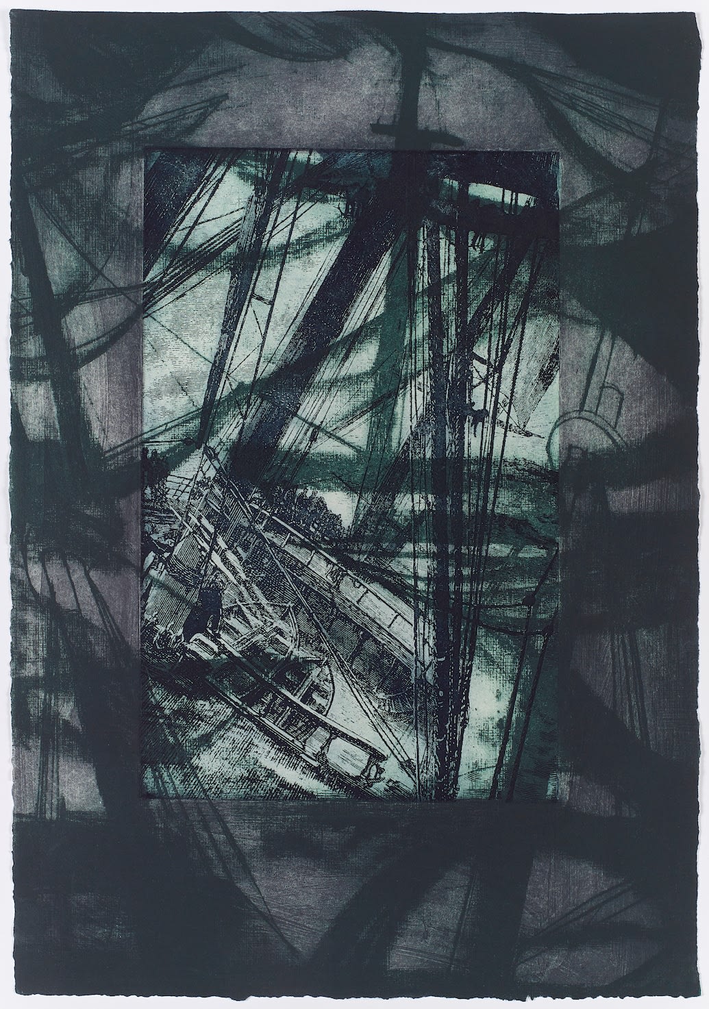 Will Maclean RSA, Adam's Clan, from 'A Night of Islands' suite of ten, 1992