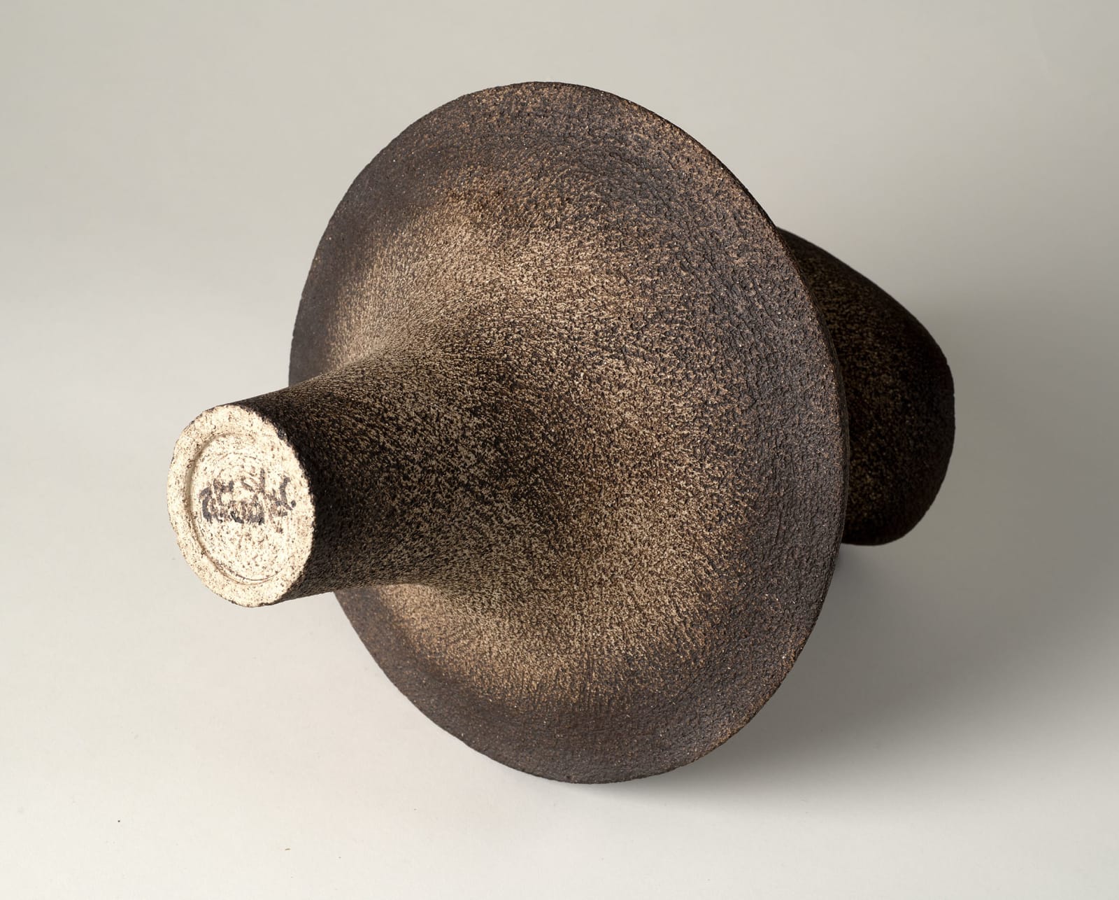 Waistel Cooper, Sculptural dual-form vase, 1960s