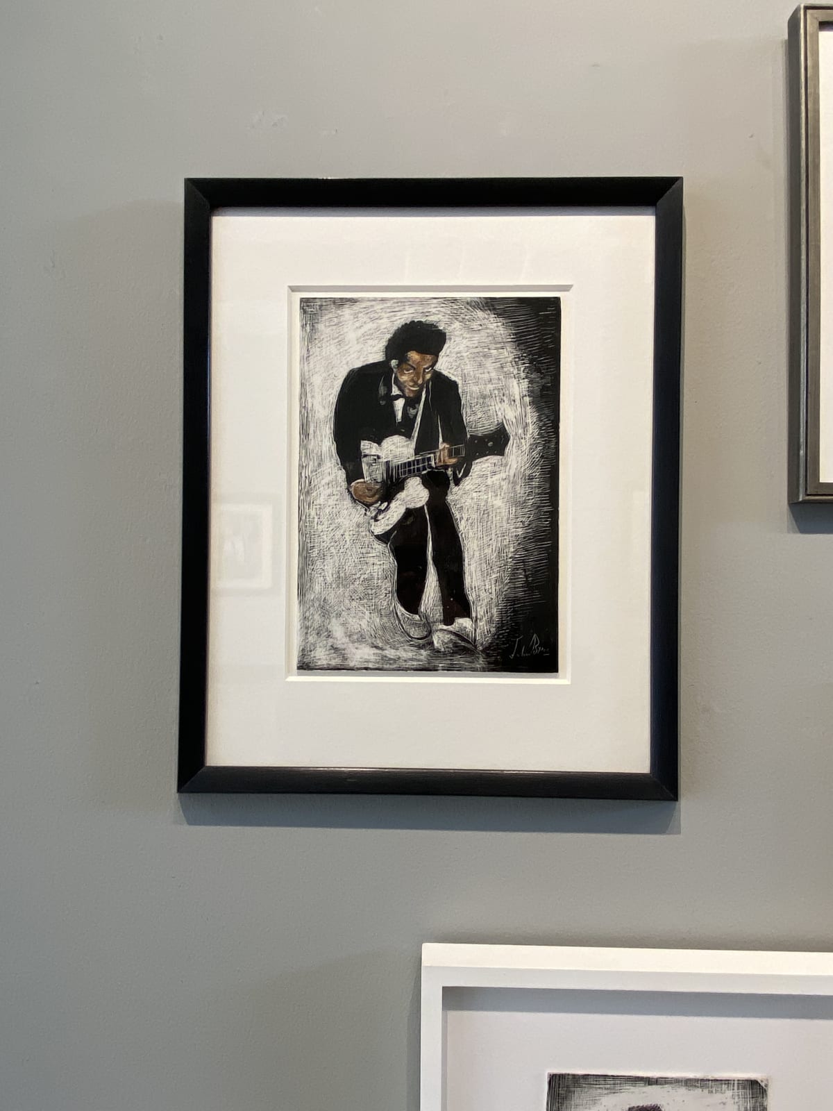 John Byrne RSA, Chuck Berry, 2019
