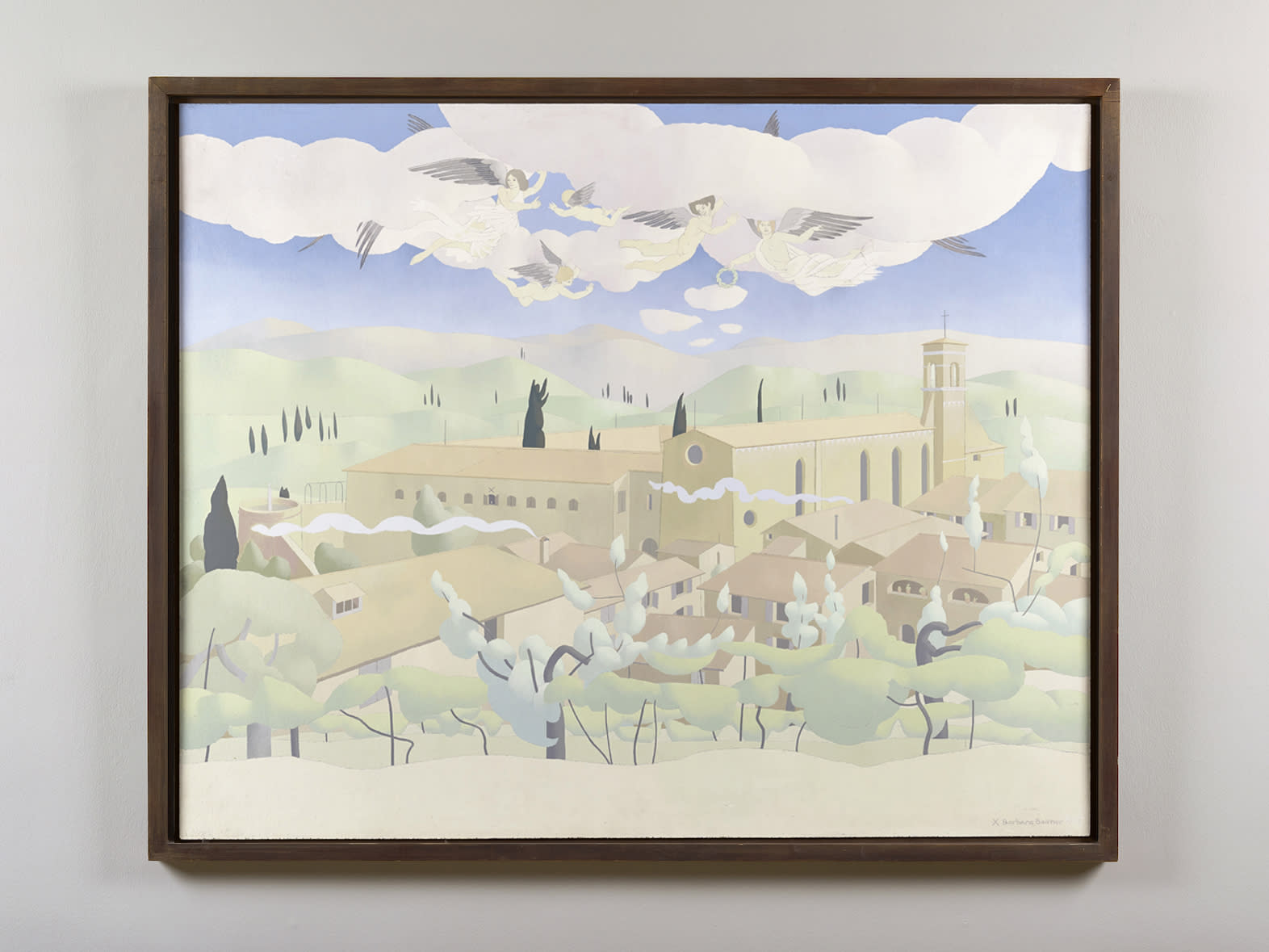 Barbara Balmer RSA RSW, Celebration for San Agostino (San Gimignano), 1980