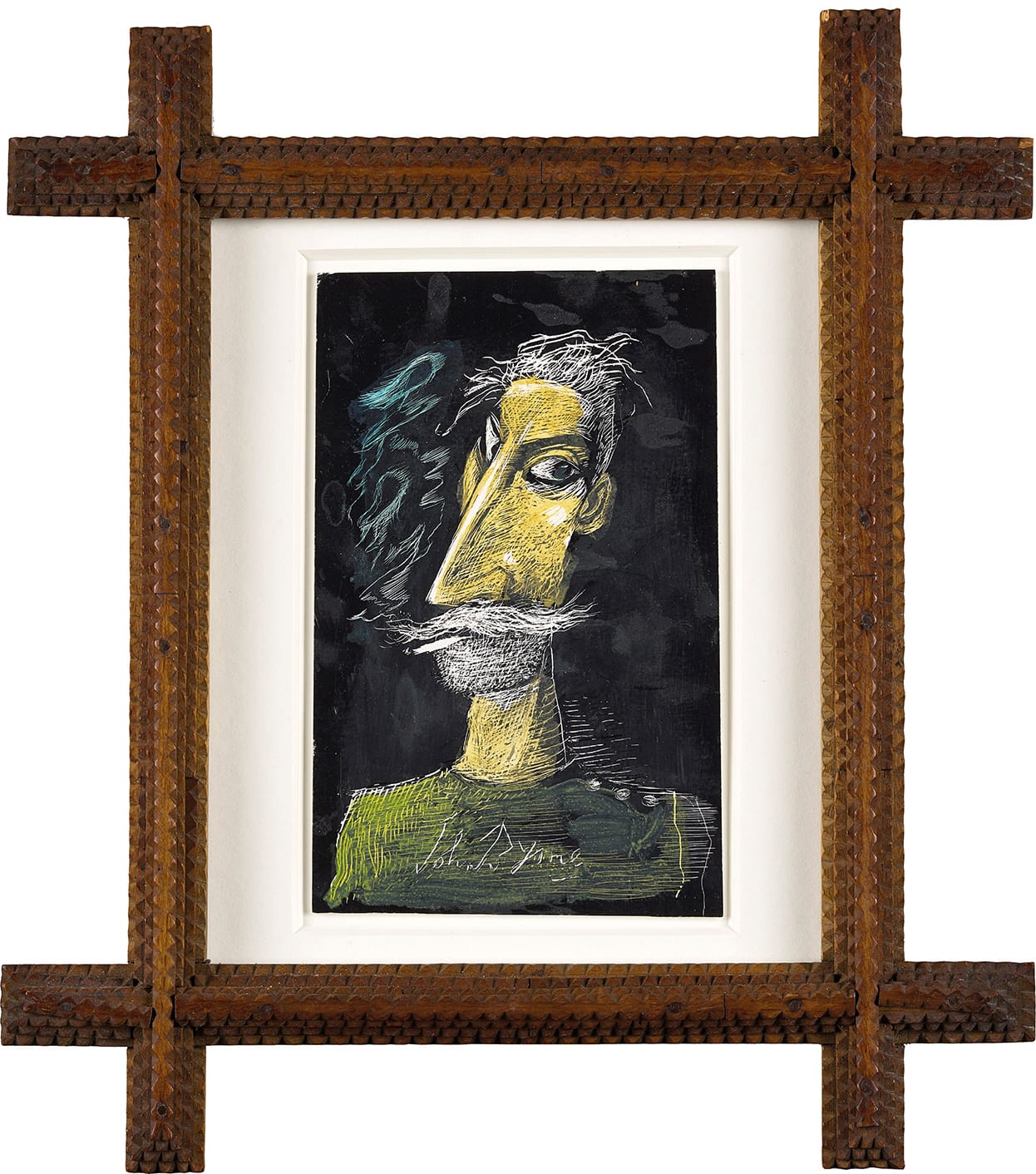 John Byrne RSA, Skinny Self Portrait, 2019
