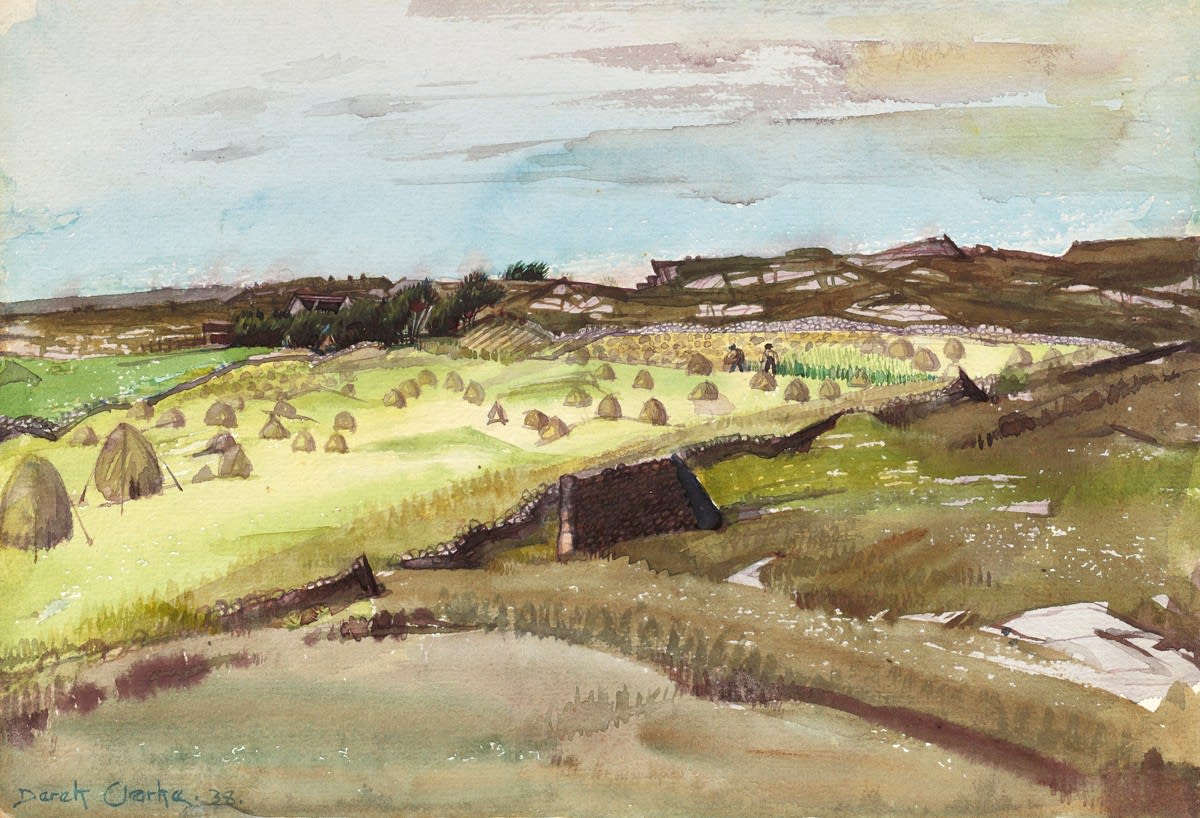 Derek Clarke RSA RSW, Bogland, County Donegal, 1938