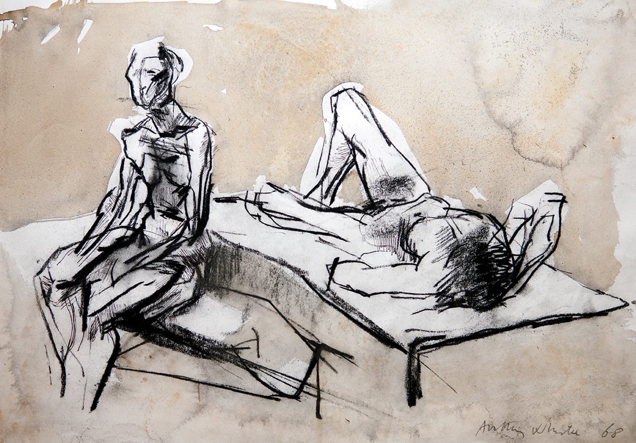 Anthony Whishaw RA, Two Models, 1968