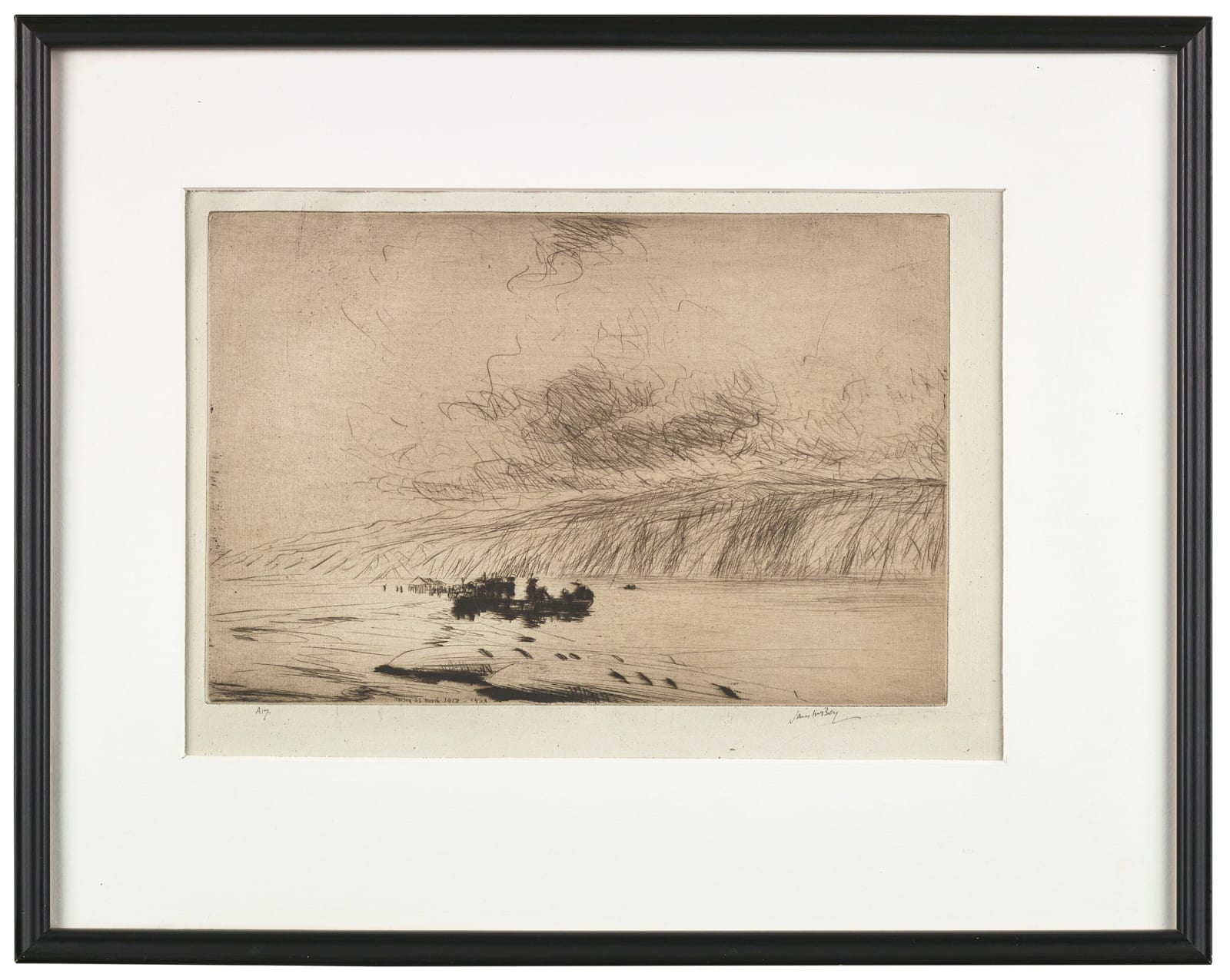 James McBey, The Dead Sea, 1921