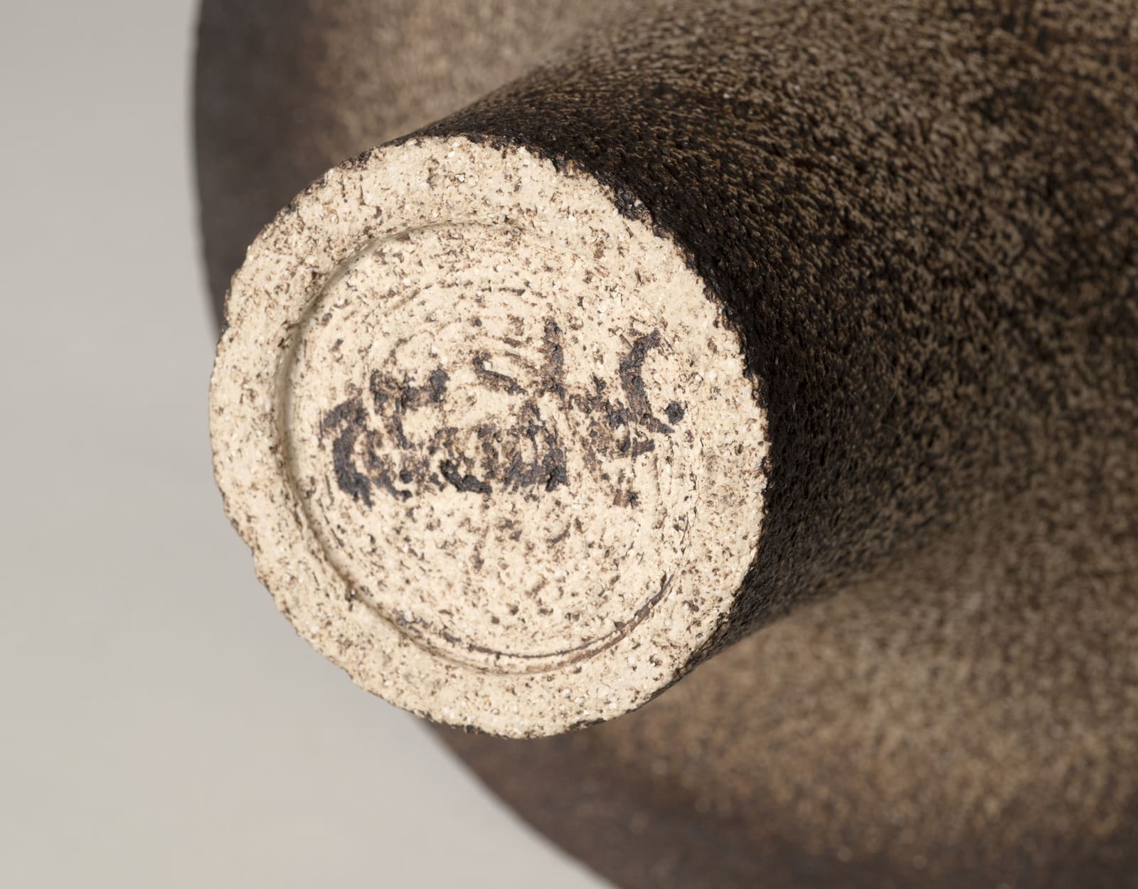 Waistel Cooper, Sculptural dual-form vase, 1960s