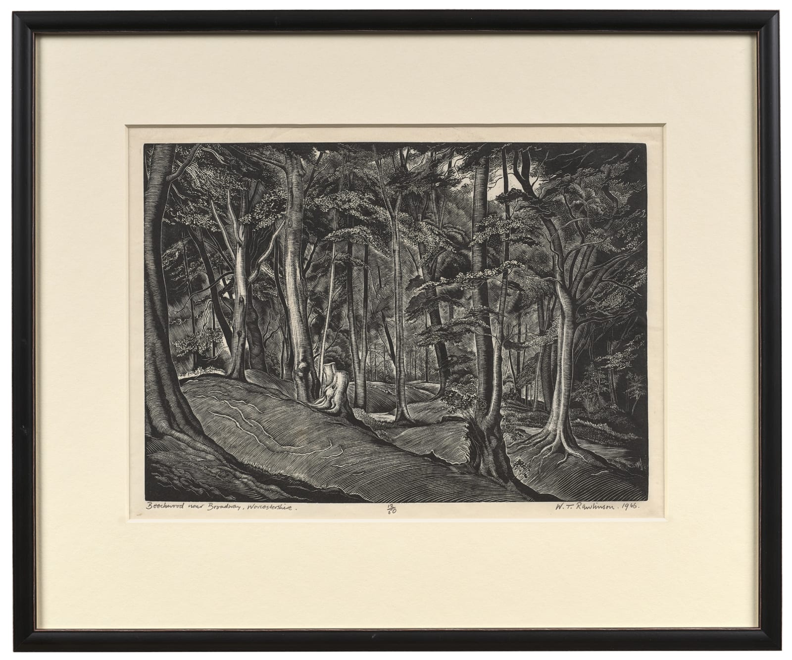 William Thomas Rawlinson, Beechwood Near Broadway, Worcestershire, 1966