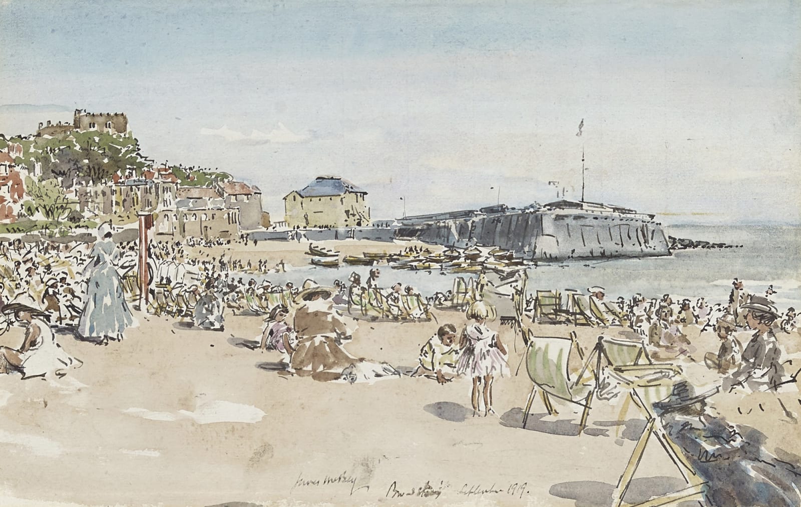 James McBey, Broadstairs, 1919