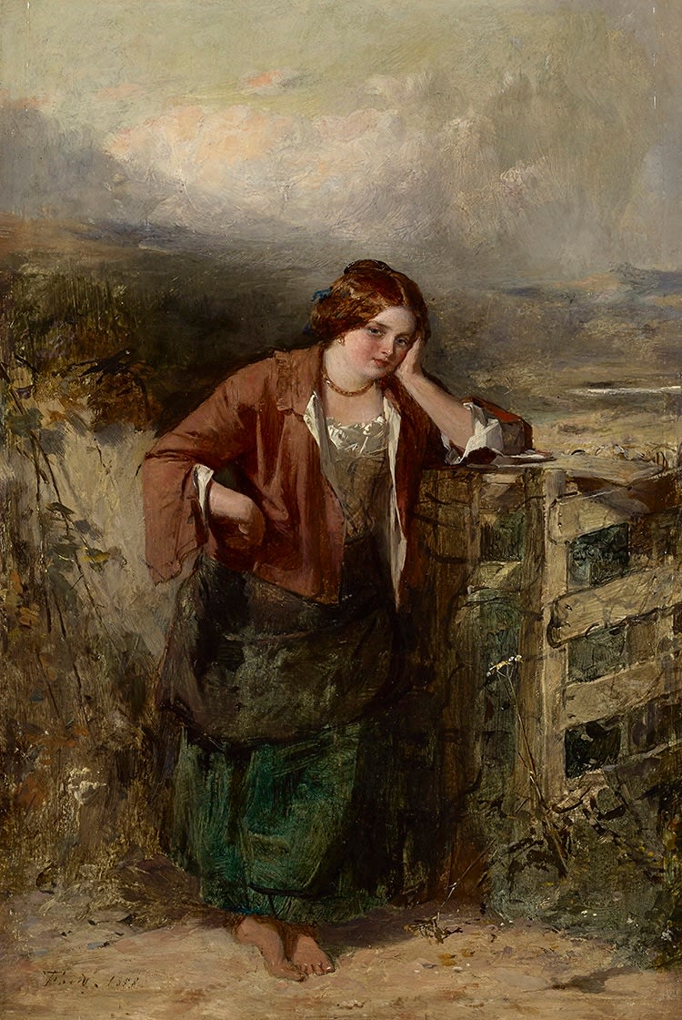 Thomas Faed RA ARSA, The Crofter's Daughter, 1888