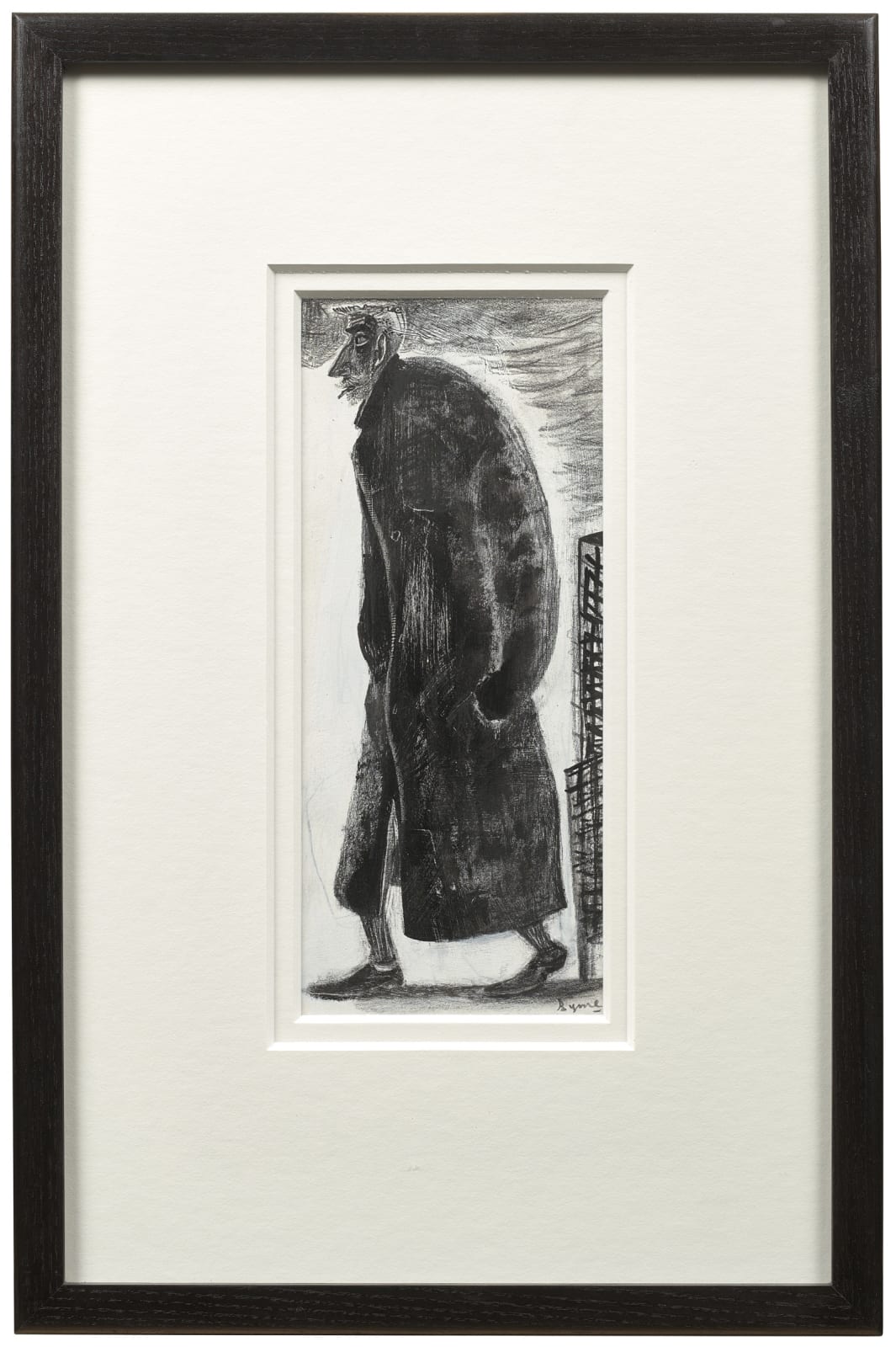 John Byrne RSA, The Long Coat
