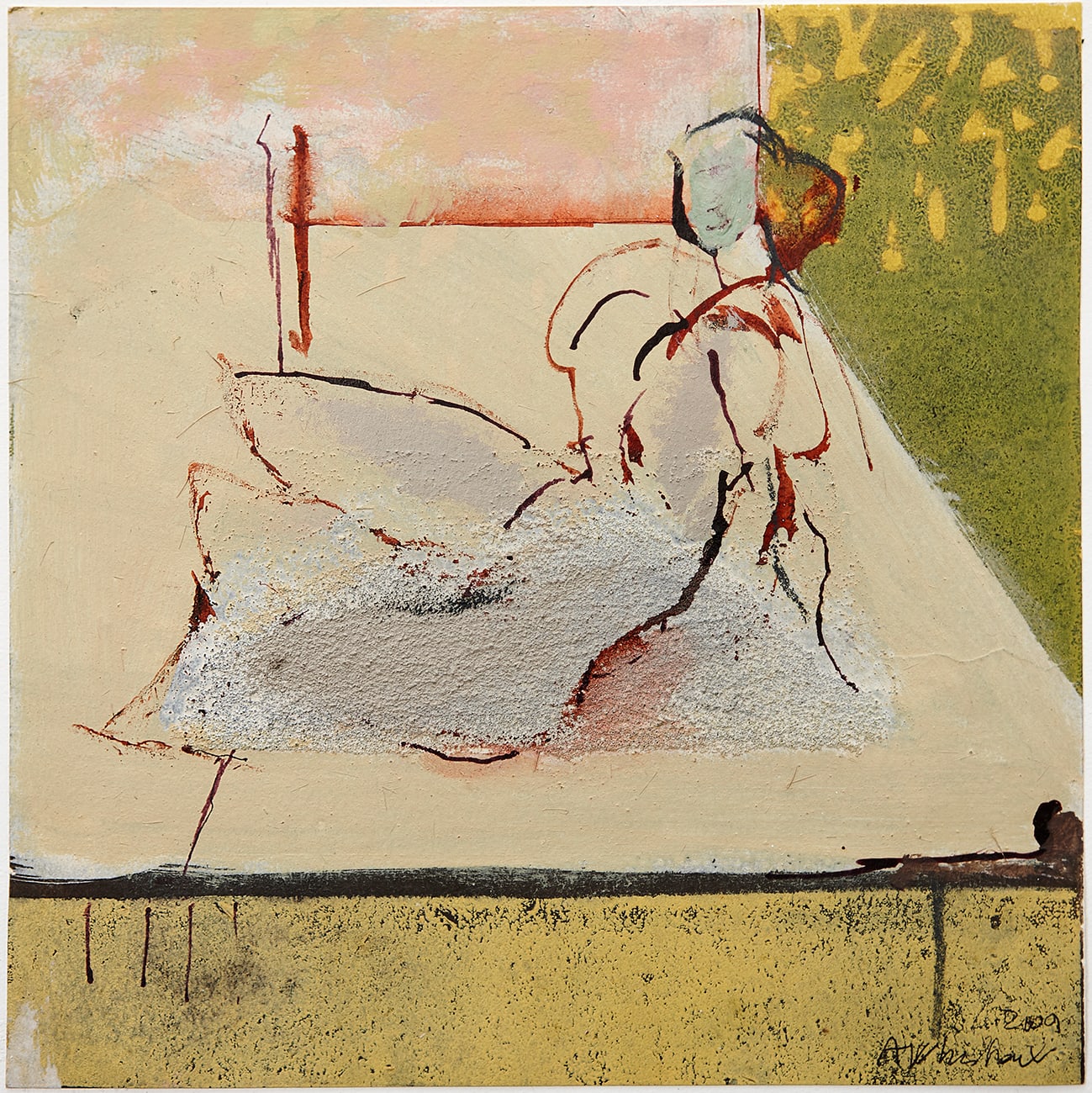 Anthony Whishaw RA, Relaxing, 2009