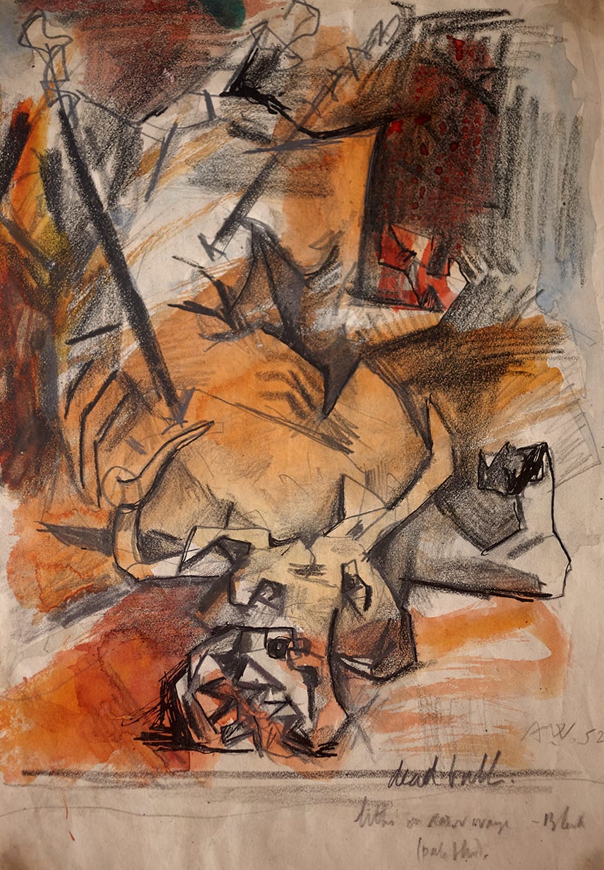 Anthony Whishaw RA, Dead Bull, 1952