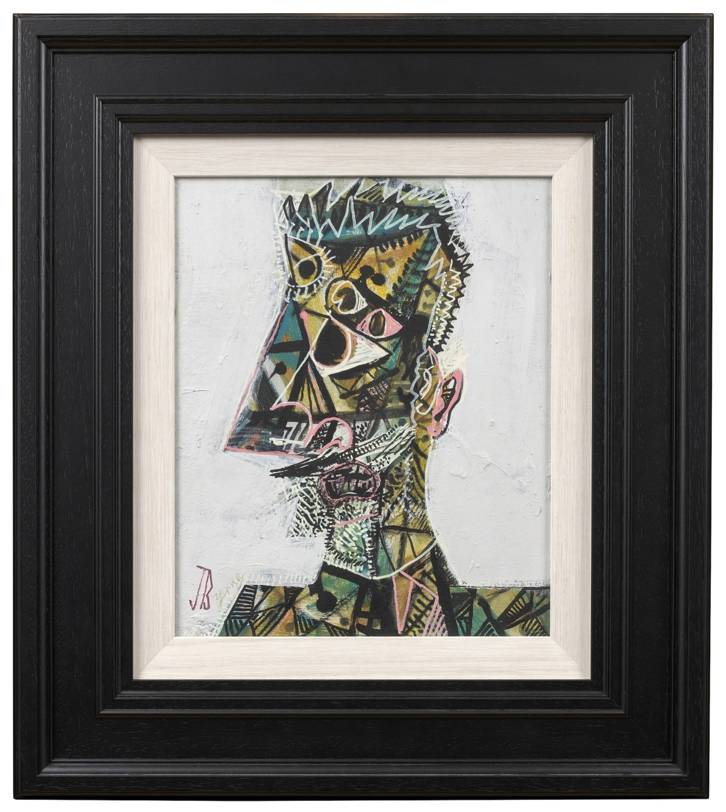 John Byrne RSA, Cubist self-portrait