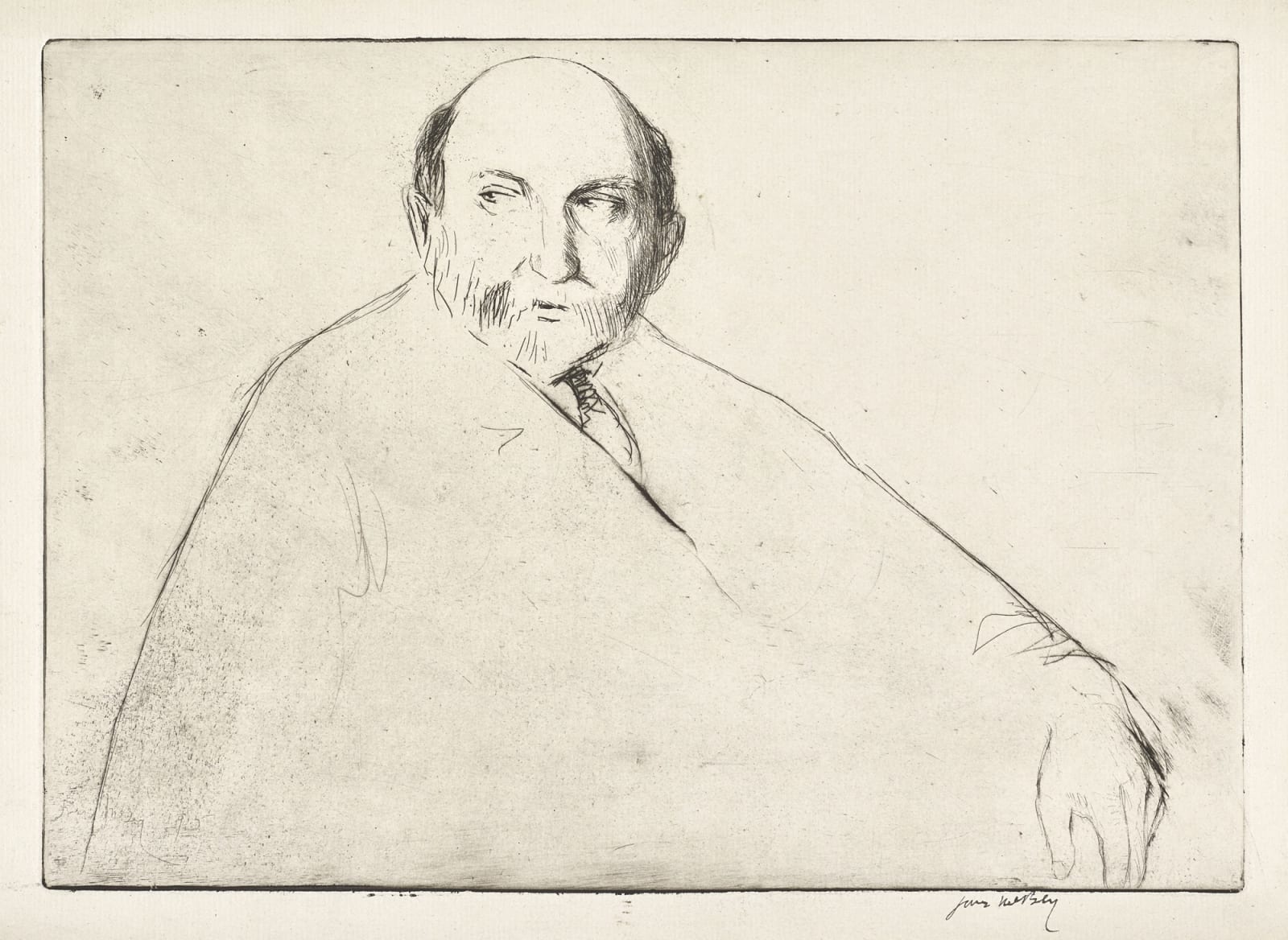 James McBey, Malcolm Salaman (No.2), 1915