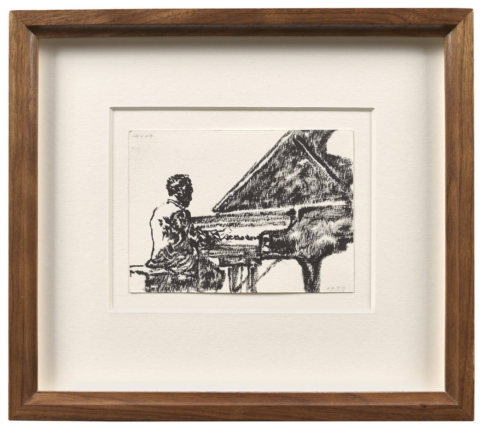 Avigdor Arikha, Pianist I, 2004