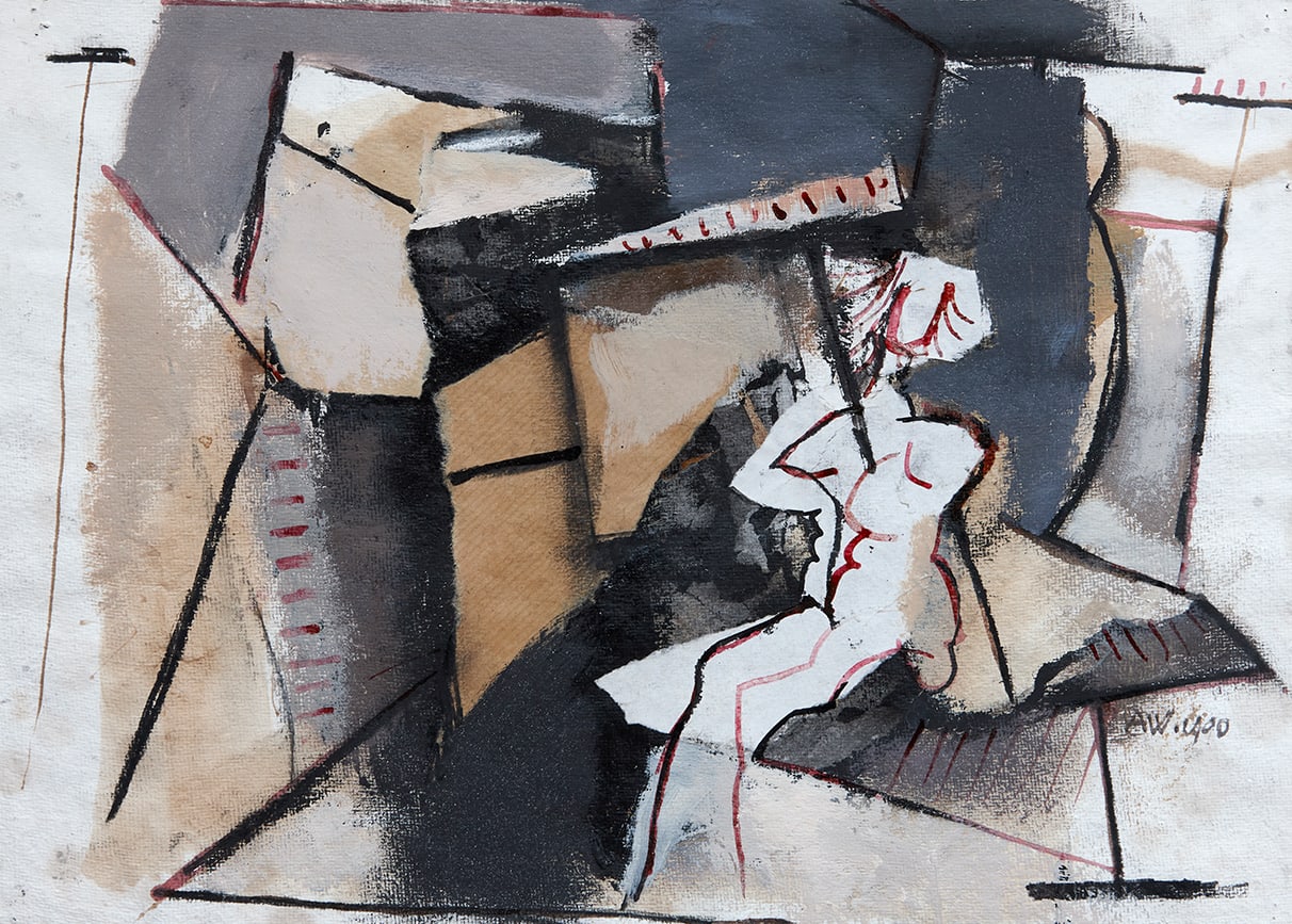 Anthony Whishaw RA, Seated Woman III, 1990