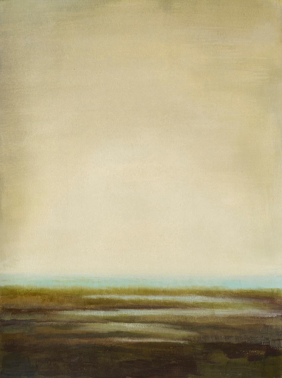 Victoria Orr Ewing, Marshlands before the sea, South Uist, 2020