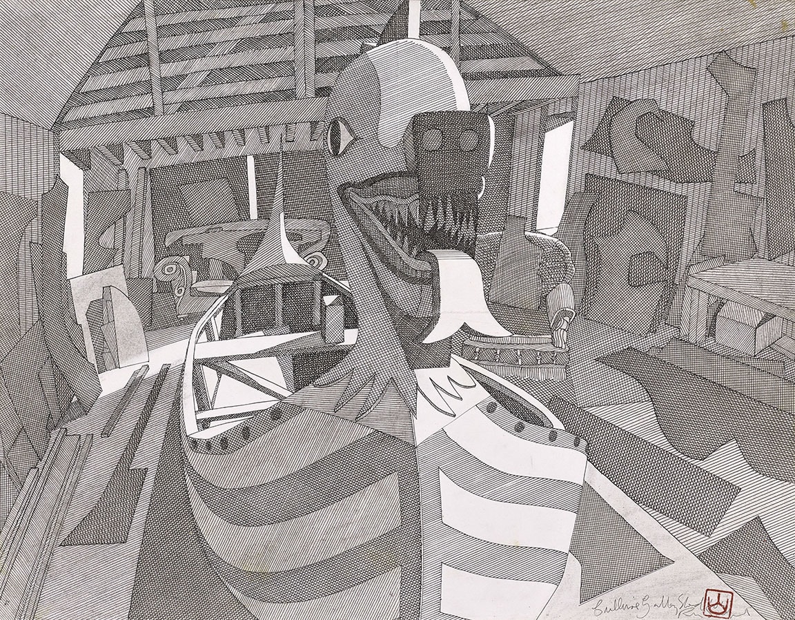 Ron Sandford, Cullivoe Galley Shed III, 2004