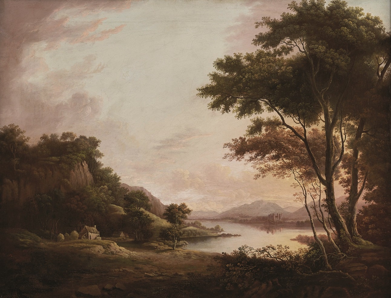 Alexander Nasmyth HRSA, Elcho Castle from the Tay