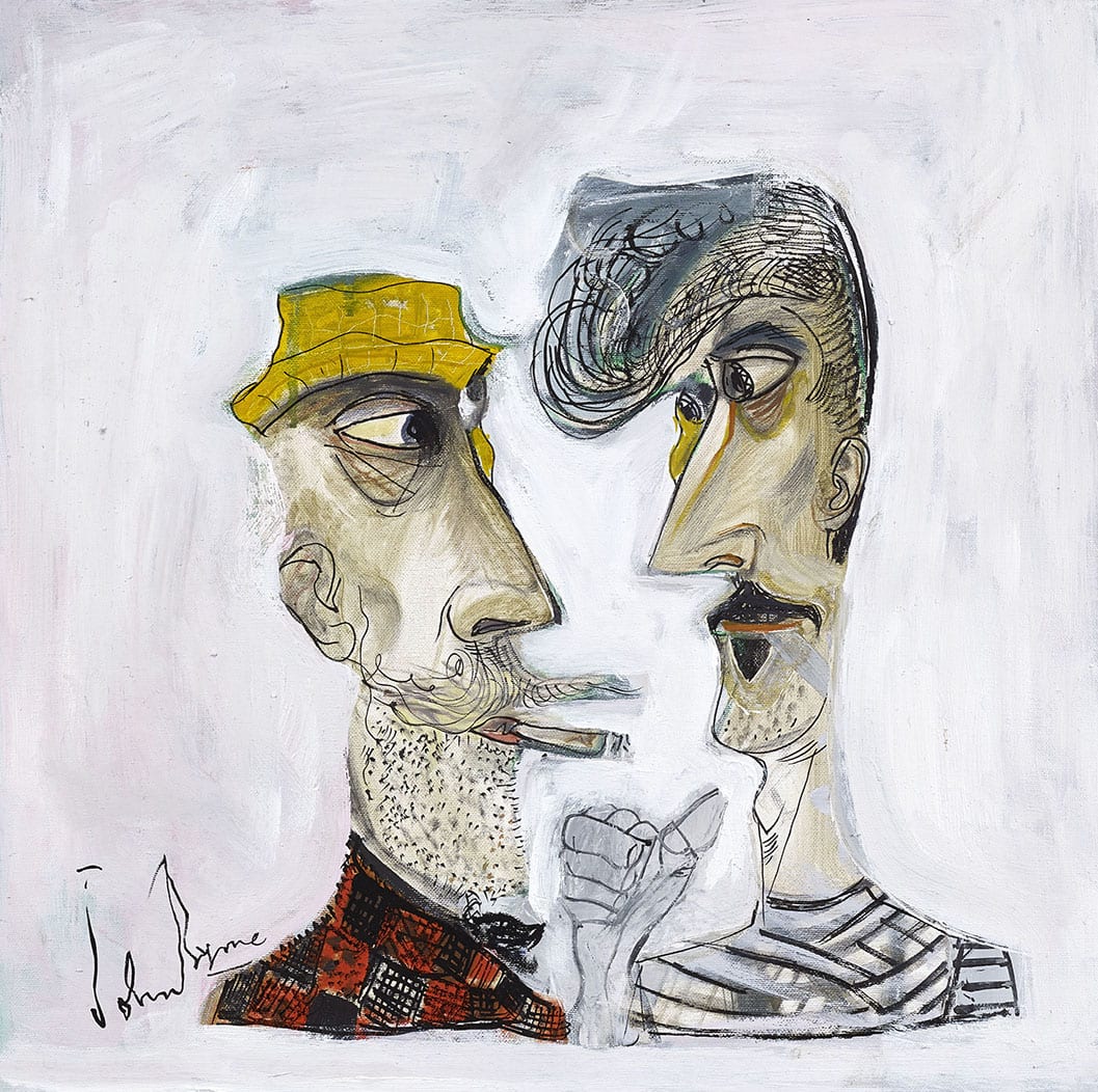 John Byrne RSA, Me & Him II, 2020