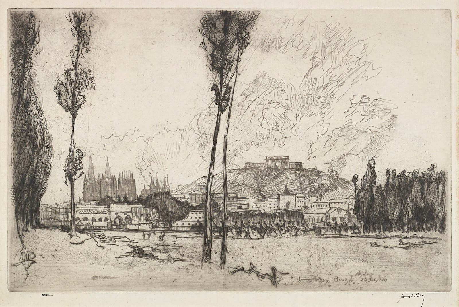 James McBey, Old Castille, 1911