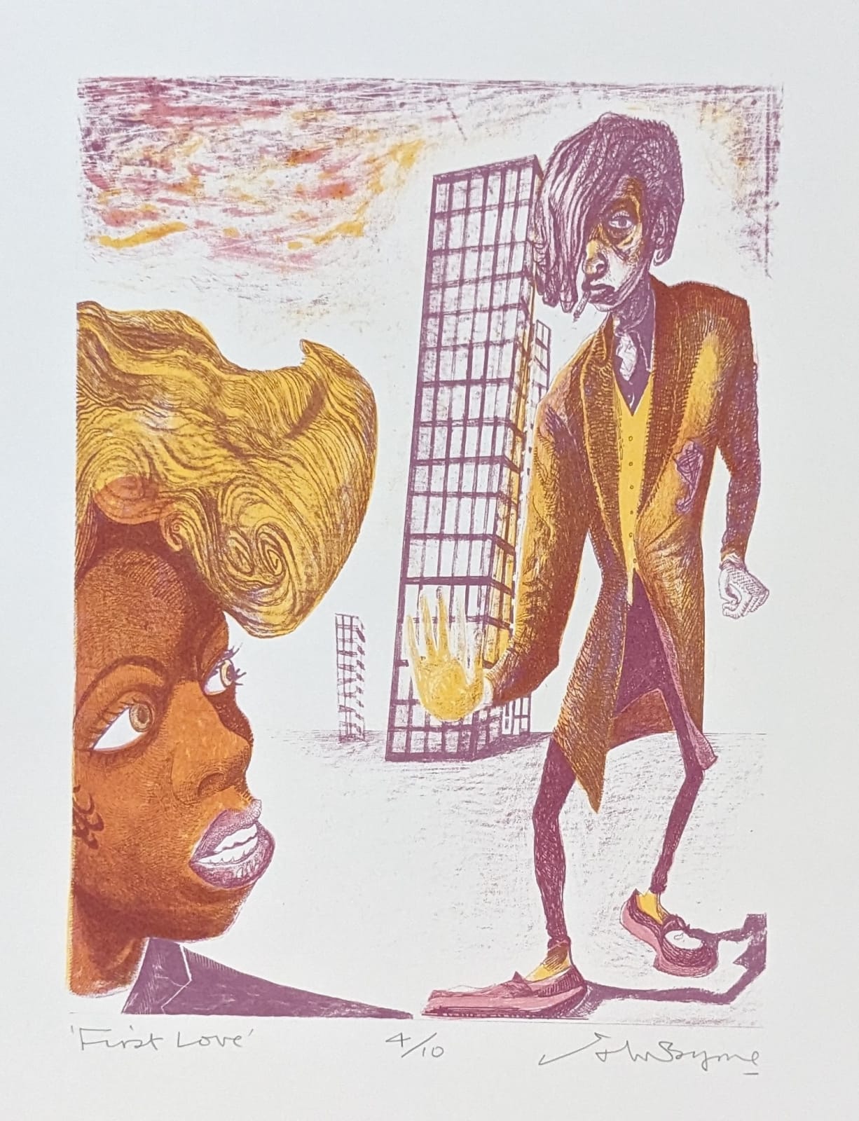 John Byrne RSA, First Love, 2009