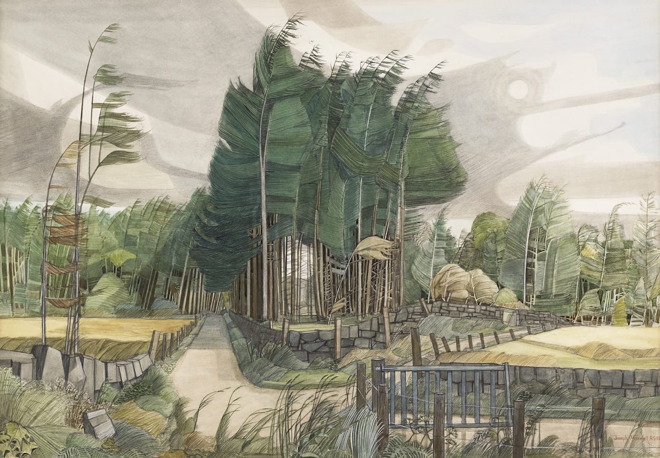 Joseph Maxwell RSW, Trees, Dalmunzie