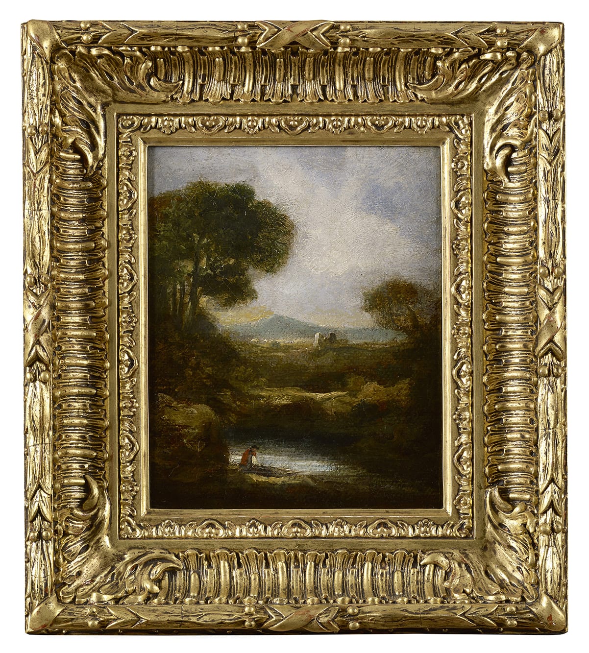Rev. John Thomson of Duddingston HRSA, Landscape with seated figure, 1839