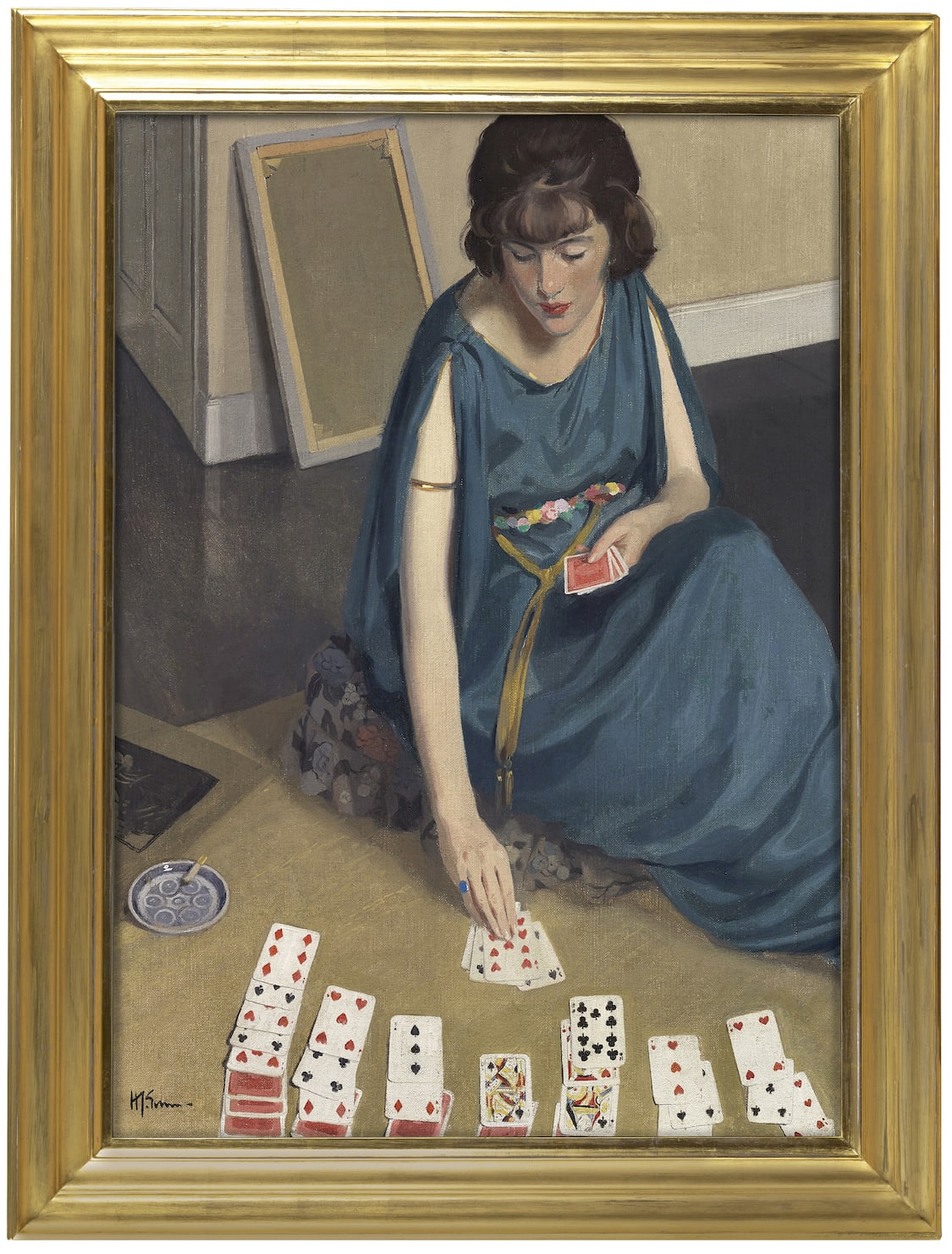Sir Herbert James Gunn RA, Gwen Playing Cards, 1922