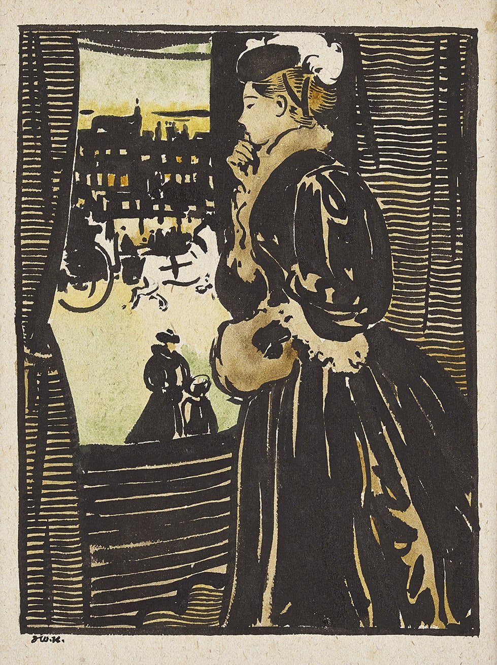 James Watterston Herald, Lady at a window