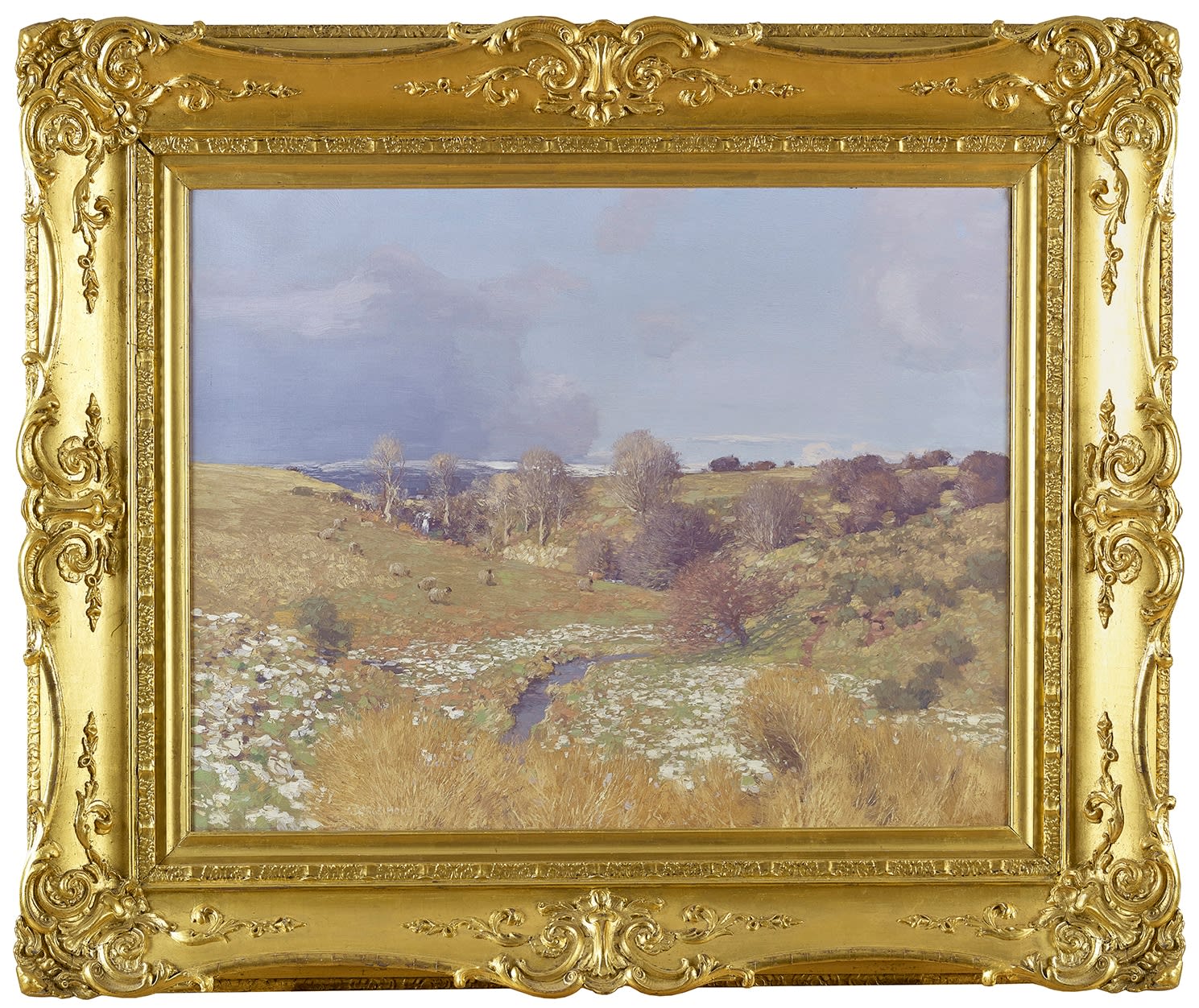 George Houston RSA RSW, Winter Landscape