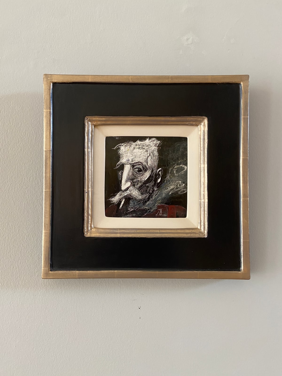 John Byrne RSA, Smokey Joe, 2020