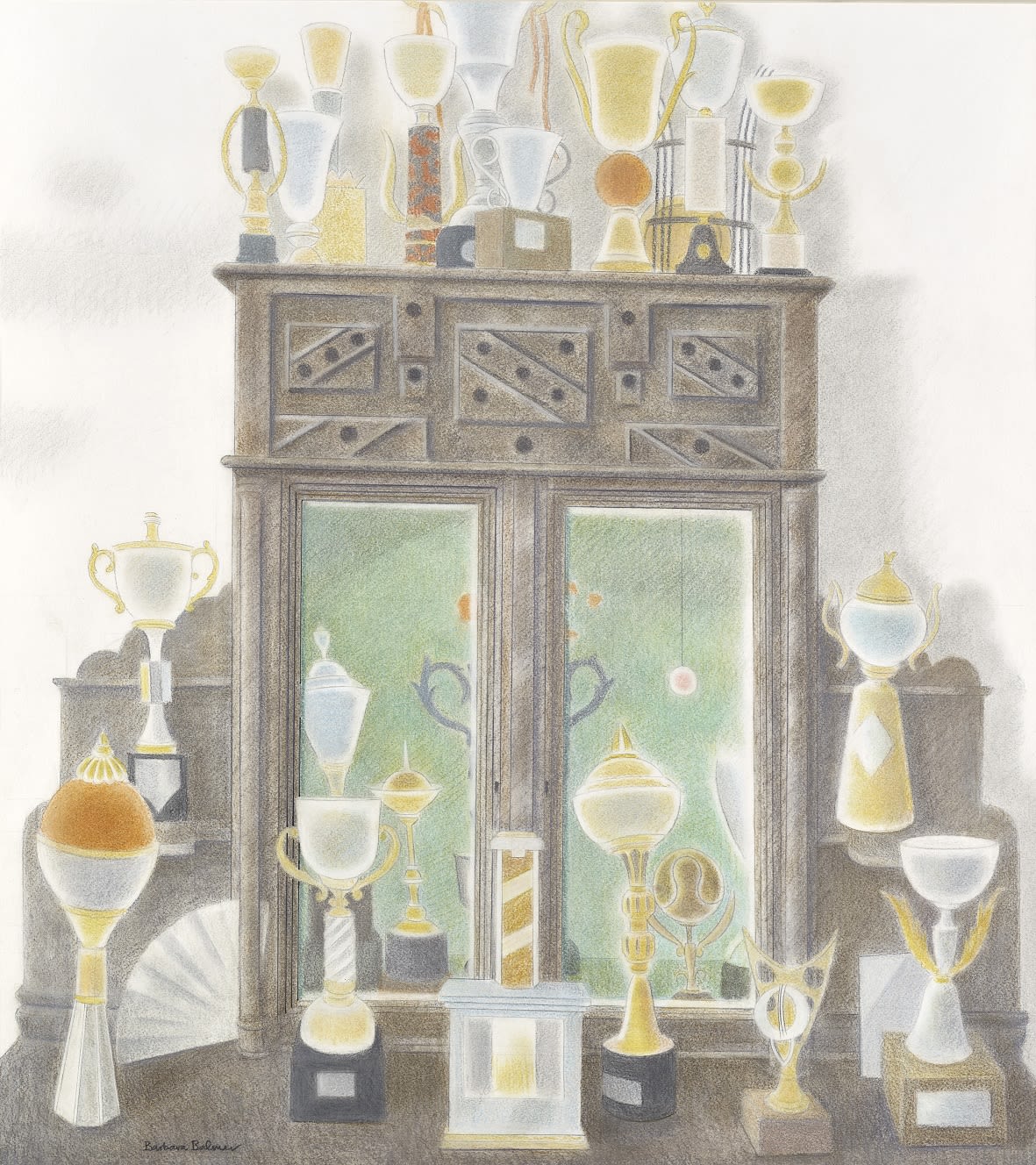 Barbara Balmer RSA RSW, Trophy Cabinet, Andalucia