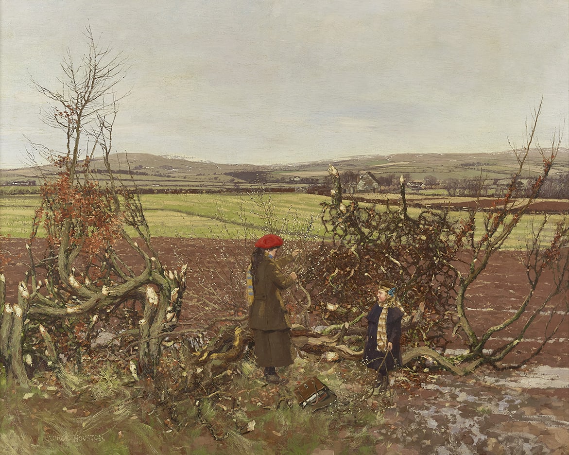 George Houston RSA RSW, The Heralds of Spring, 1912