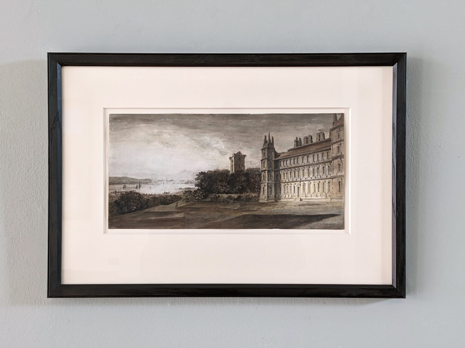 John Clerk of Eldin, The Abbey and Gardens of Culross, Fife, as seen from the South East
